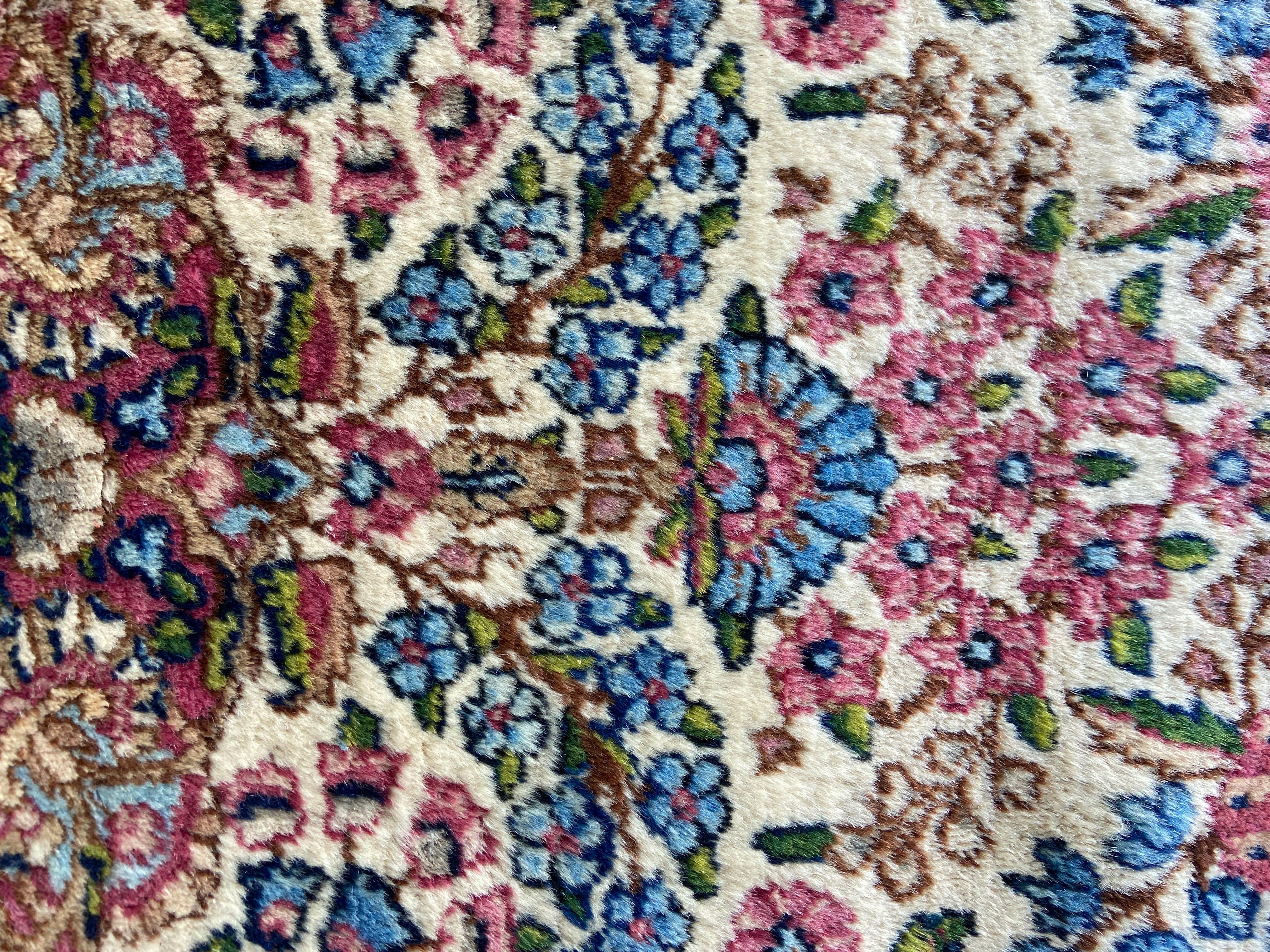 Mehraban Vintage Persian Kerman Rug 11437 For Sale 2