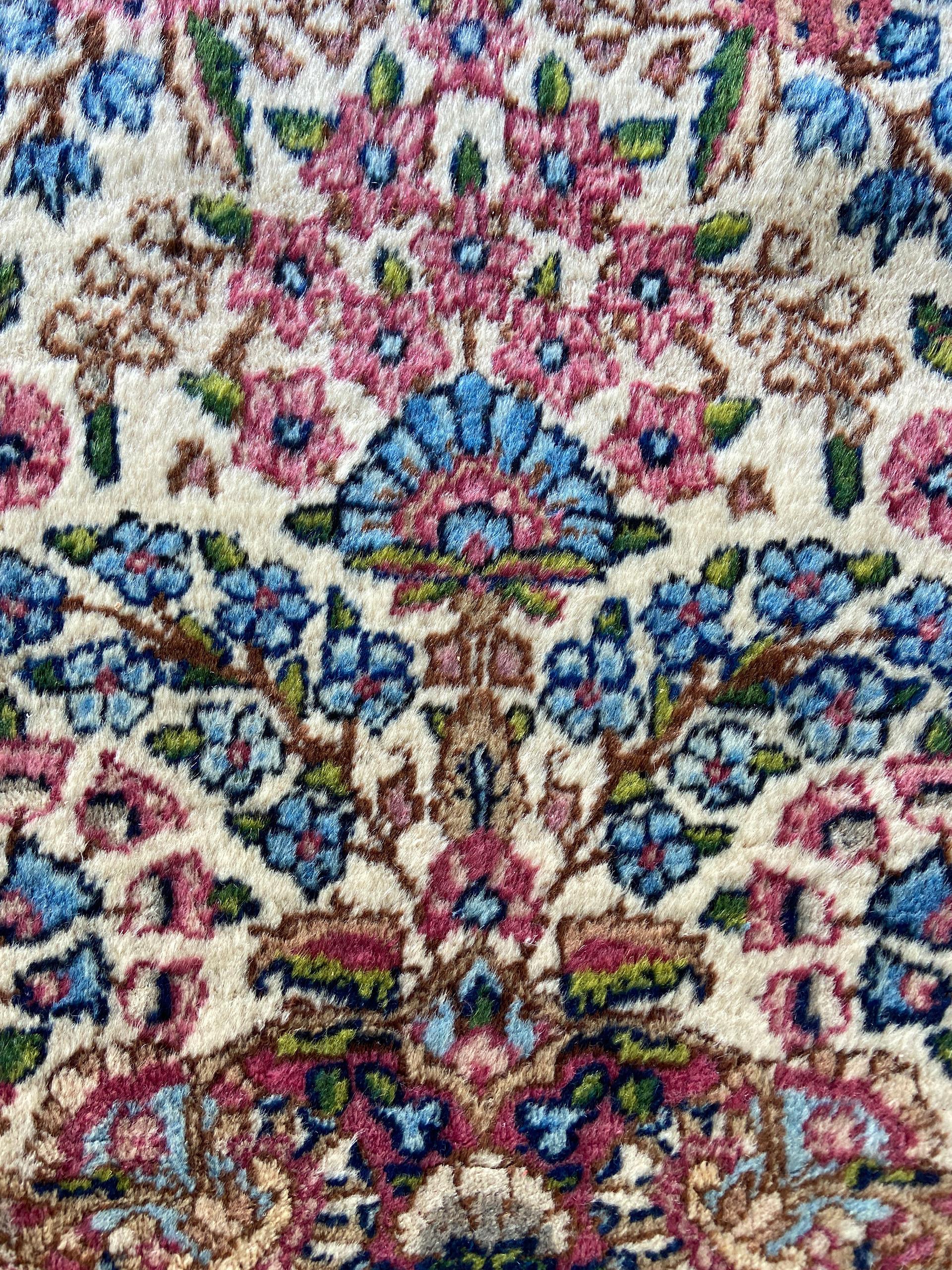Mehraban Vintage Persian Kerman Rug 11437 3