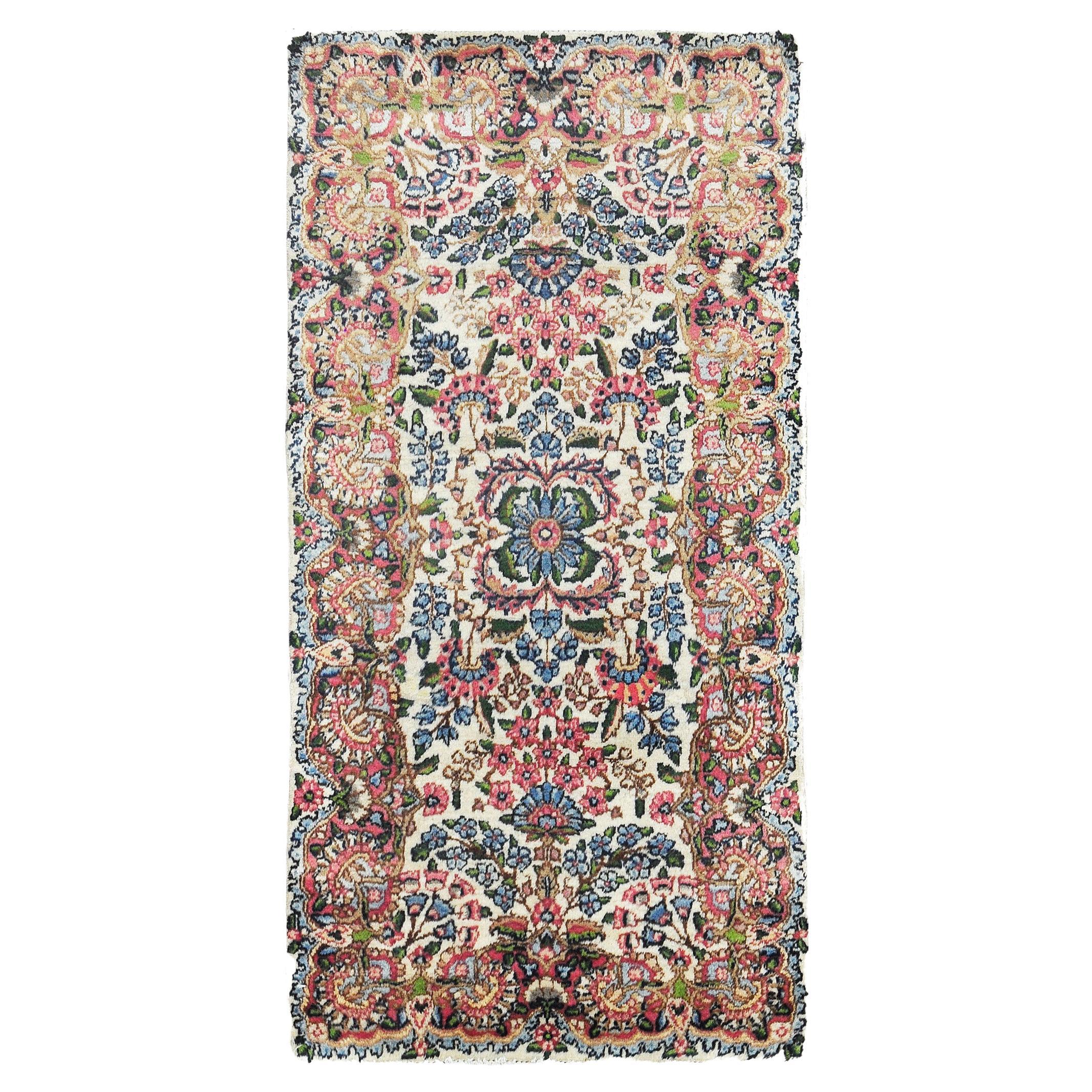 Mehraban Vintage Persischer Kerman-Teppich 11437 im Angebot