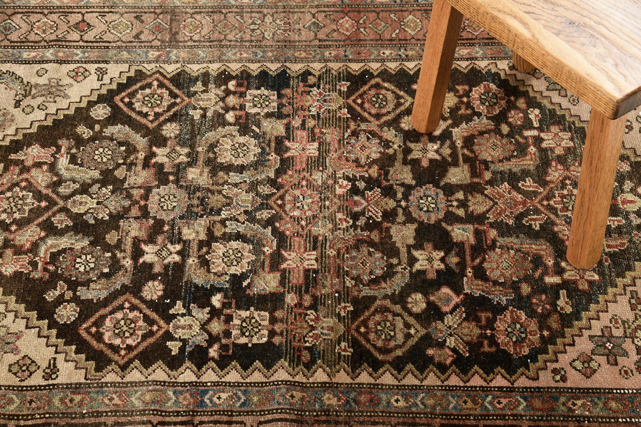 Mehraban Vintage Persian Malayer 27229 In Good Condition For Sale In WEST HOLLYWOOD, CA