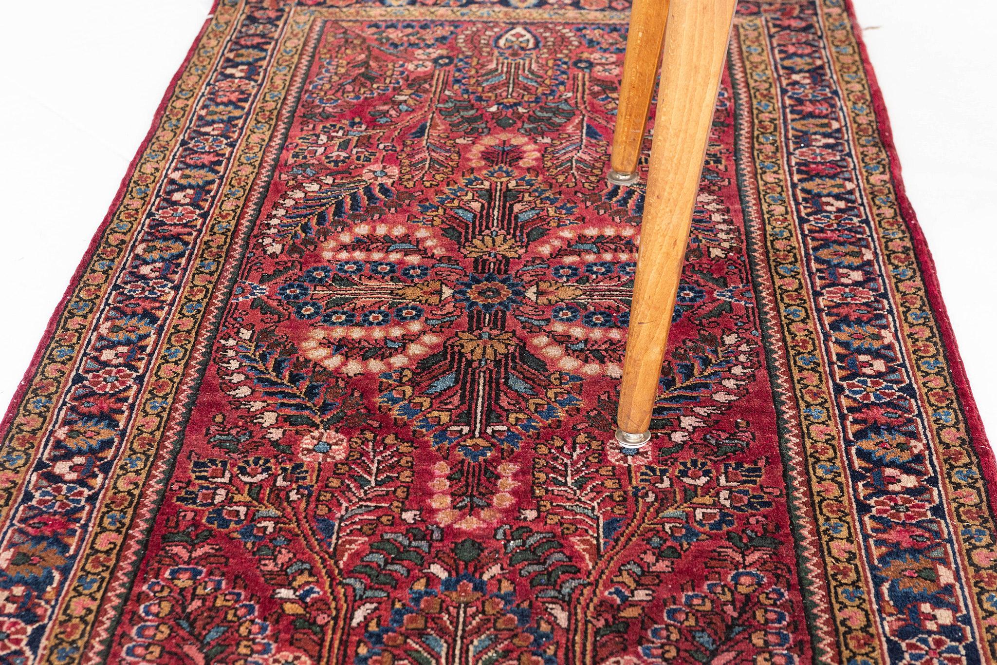 Mehraban Vintage Persischer Sarouk-Teppich 25259 (Frühes 20. Jahrhundert) im Angebot