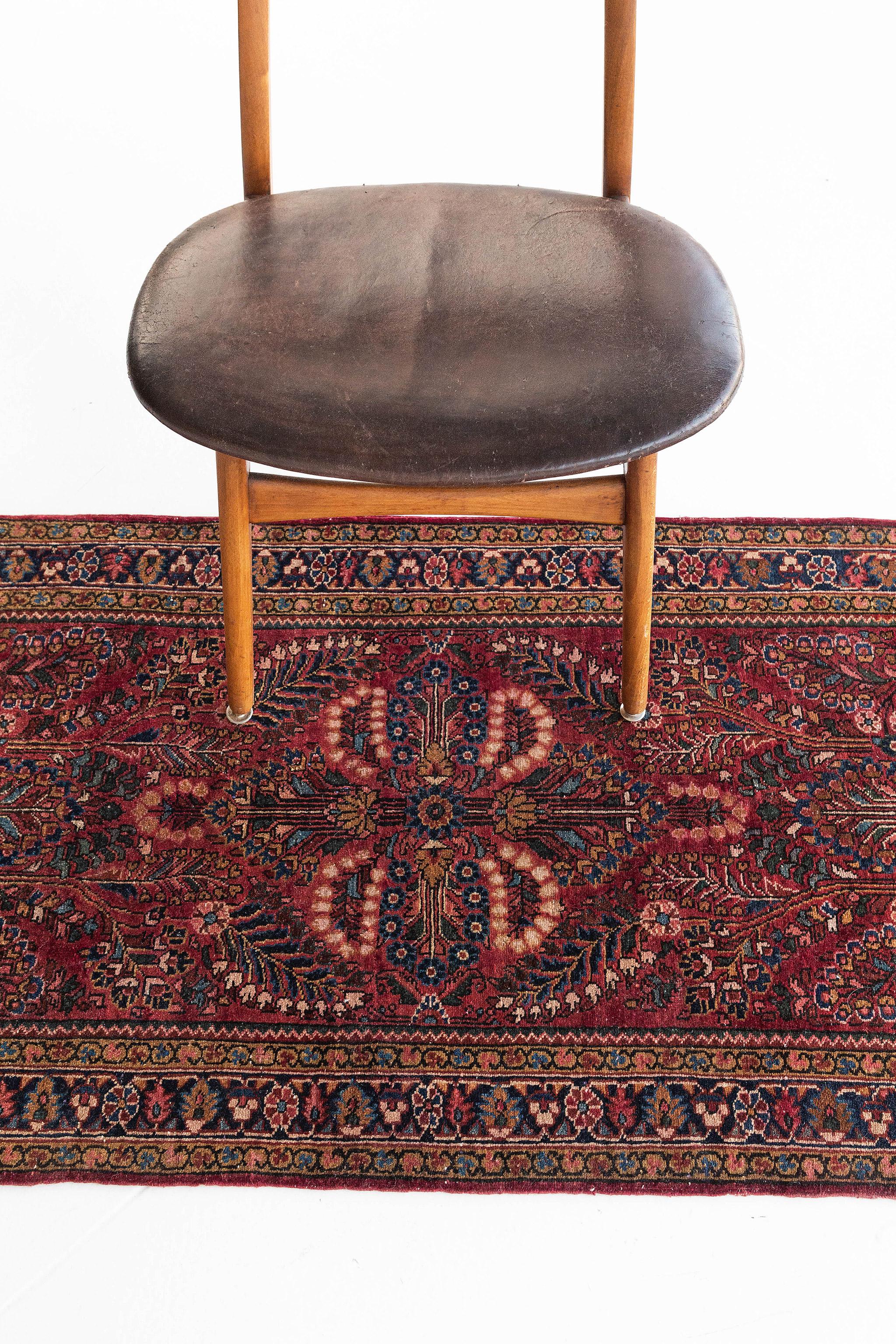 Mehraban Vintage Persischer Sarouk-Teppich 25259 im Angebot 3