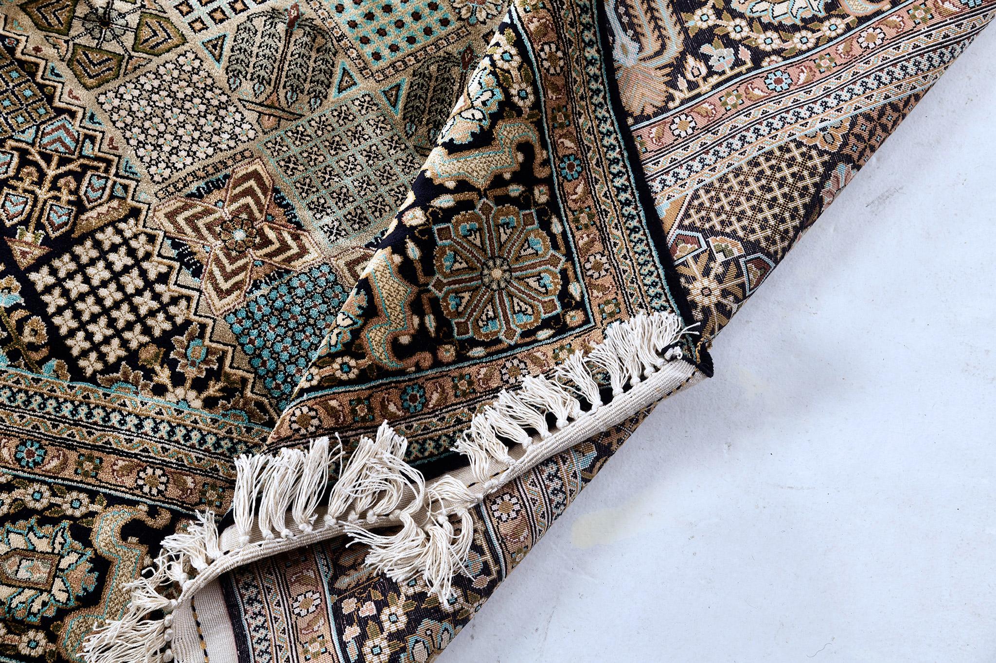 Mehraban Vintage Seda Persa Qum en venta 1
