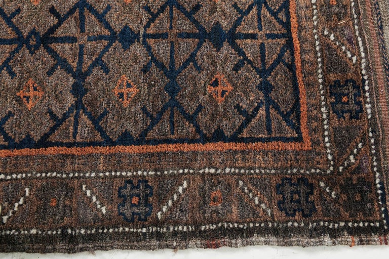 Early 20th Century Mehraban Vintage Persian Turkoman For Sale