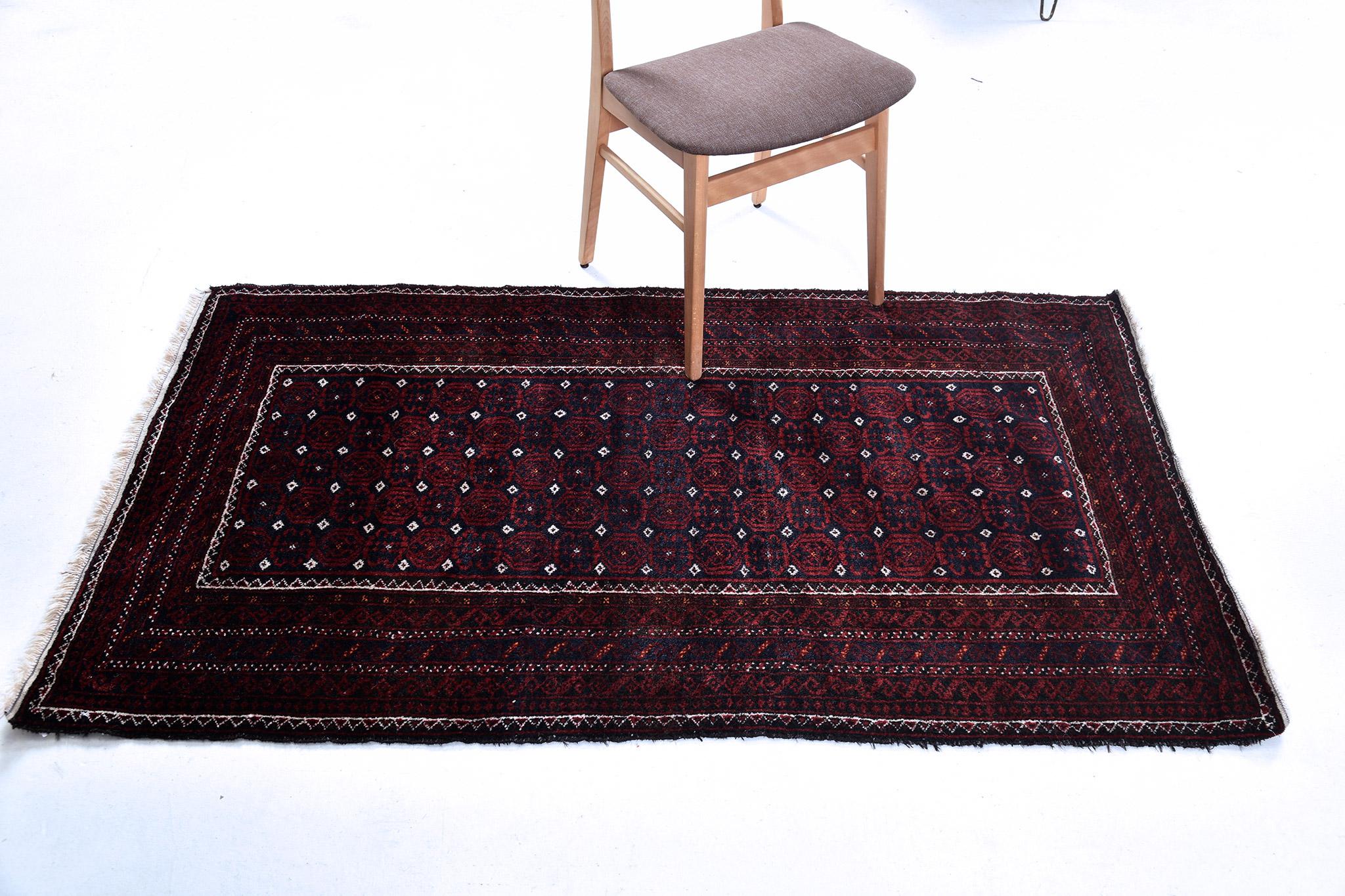 Wool Mehraban Vintage Persian Turkoman