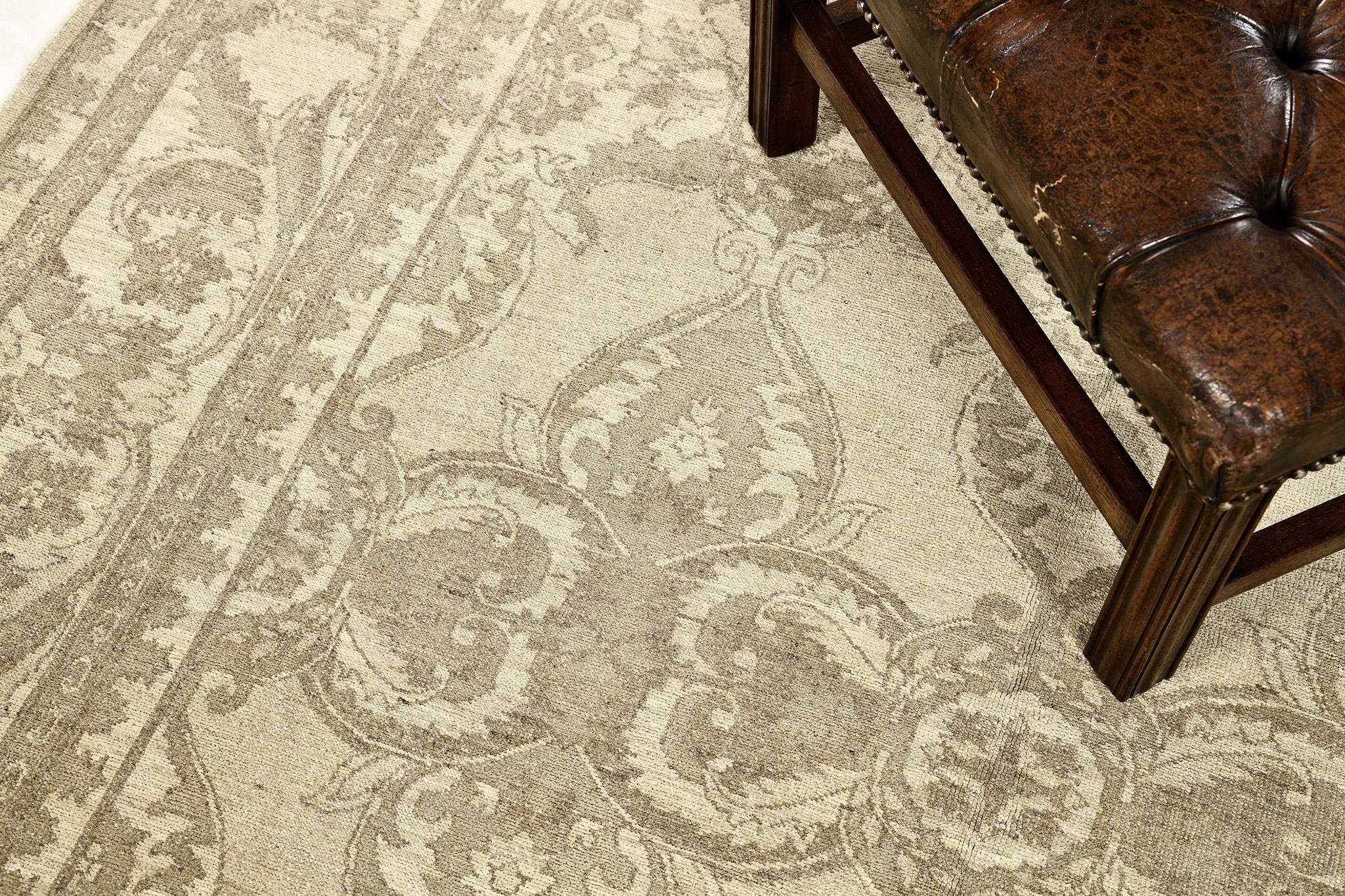 Mehraban Vintage-Teppich im Arts and Crafts-Stil D5265 Rapture Kollektion im Zustand „Neu“ im Angebot in WEST HOLLYWOOD, CA