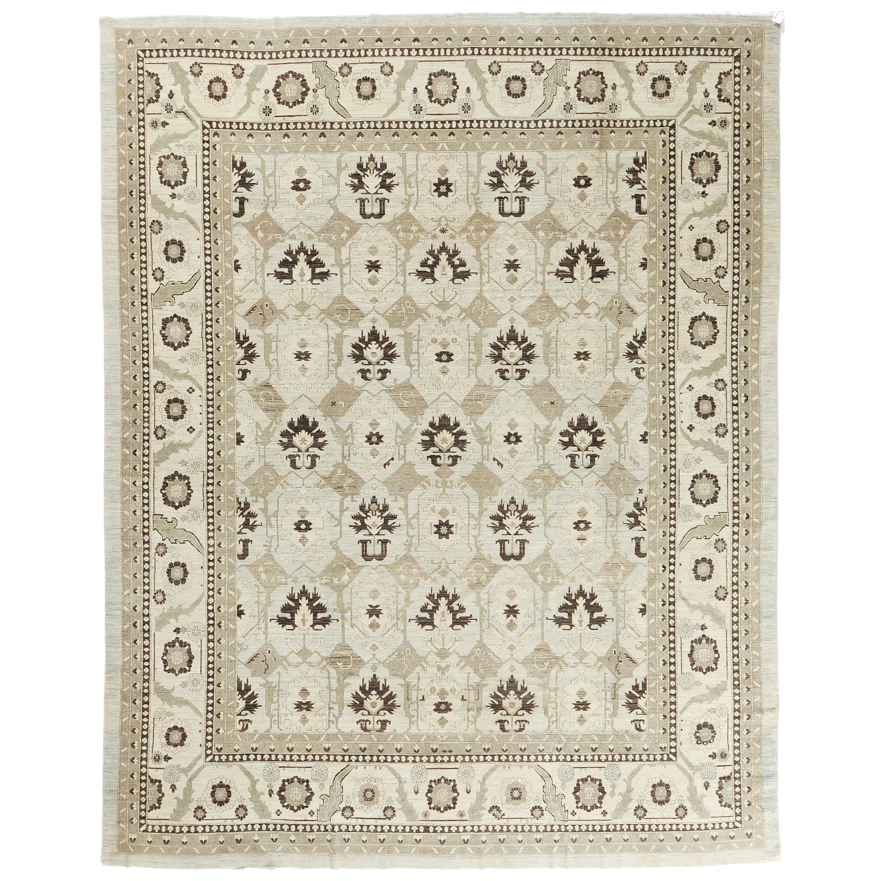 Mehraban Vintage Style Bakhshaish Design Rug D5415