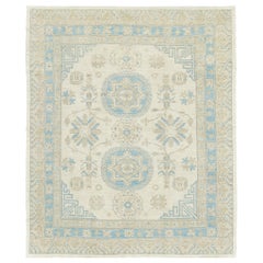 Mehraban - Tapis à motif Khotan de style vintage D5583