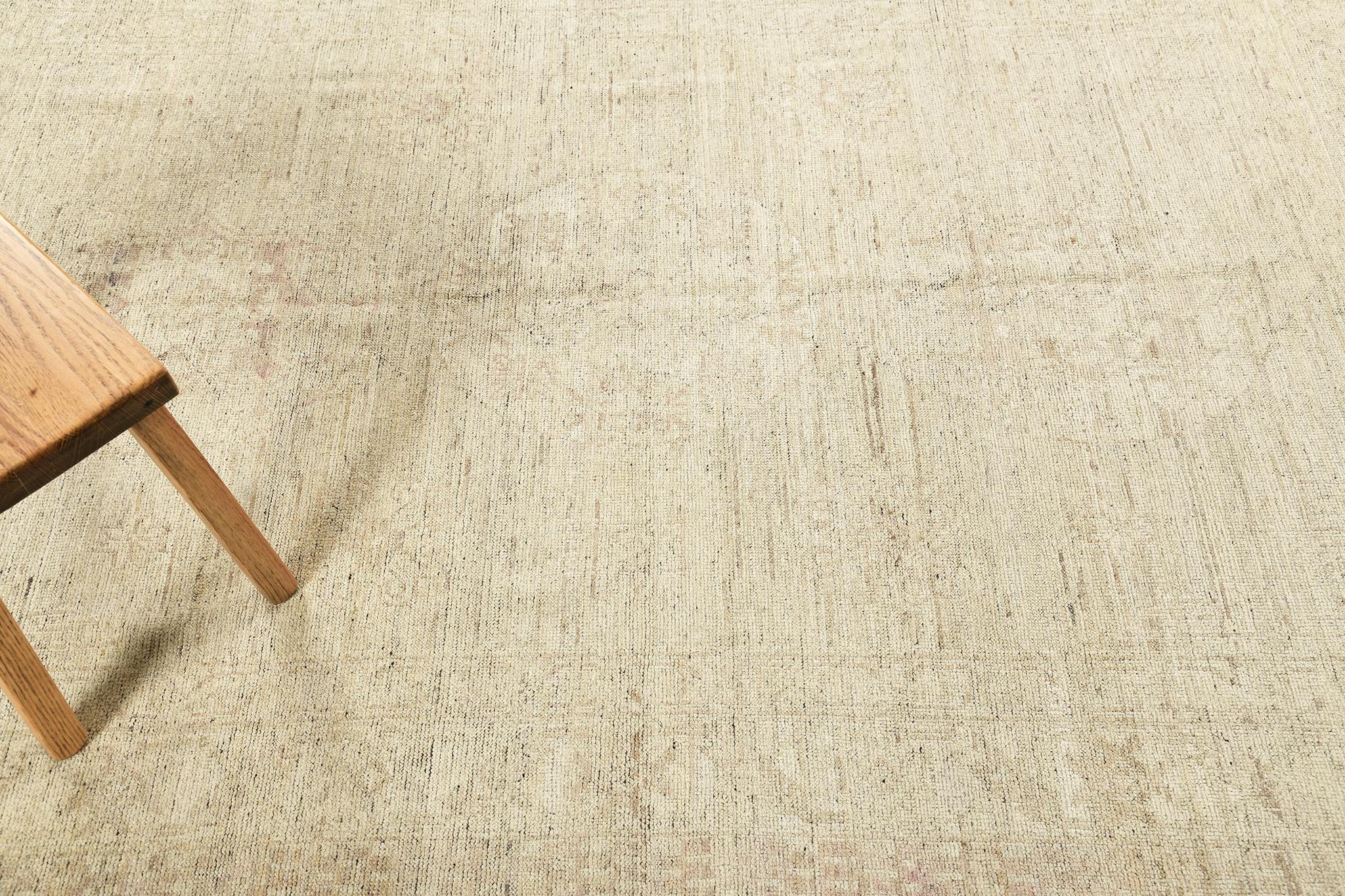Laine Mehraban - Tapis design vintage de style Khotan en vente