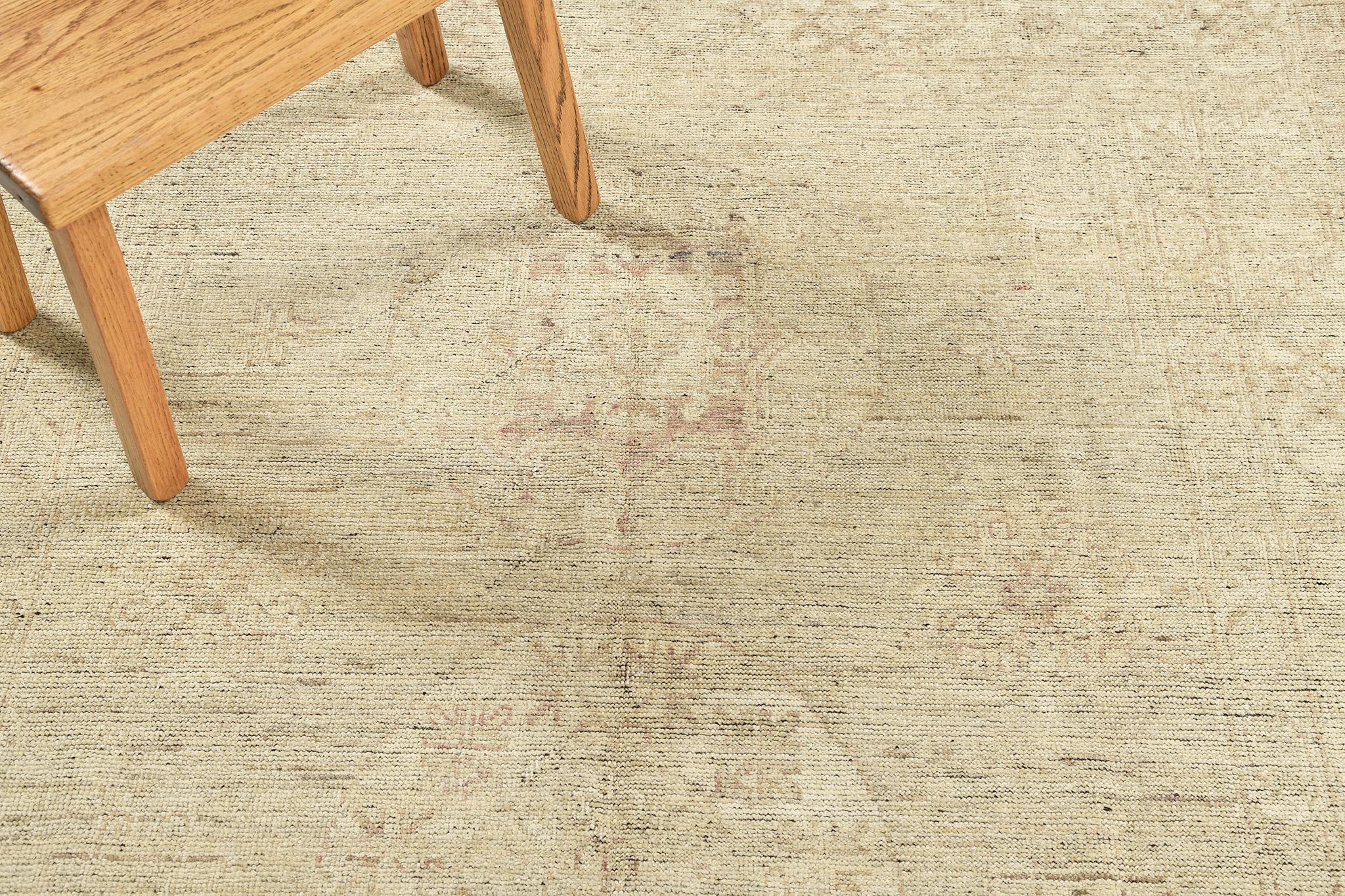 Mehraban - Tapis design vintage de style Khotan en vente 2