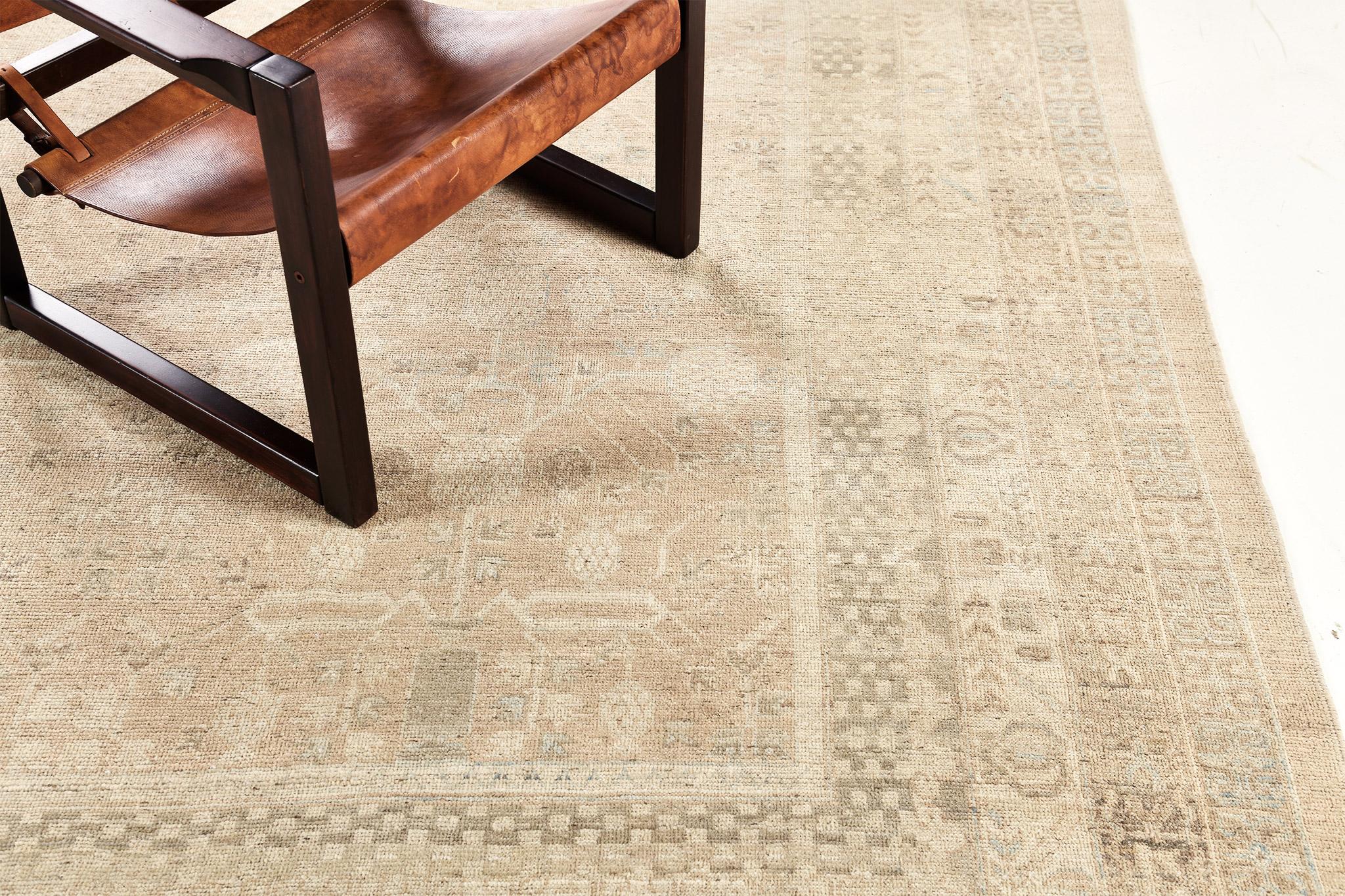Alfombra Mehraban Vintage Style Khotan Revival Afgano en venta