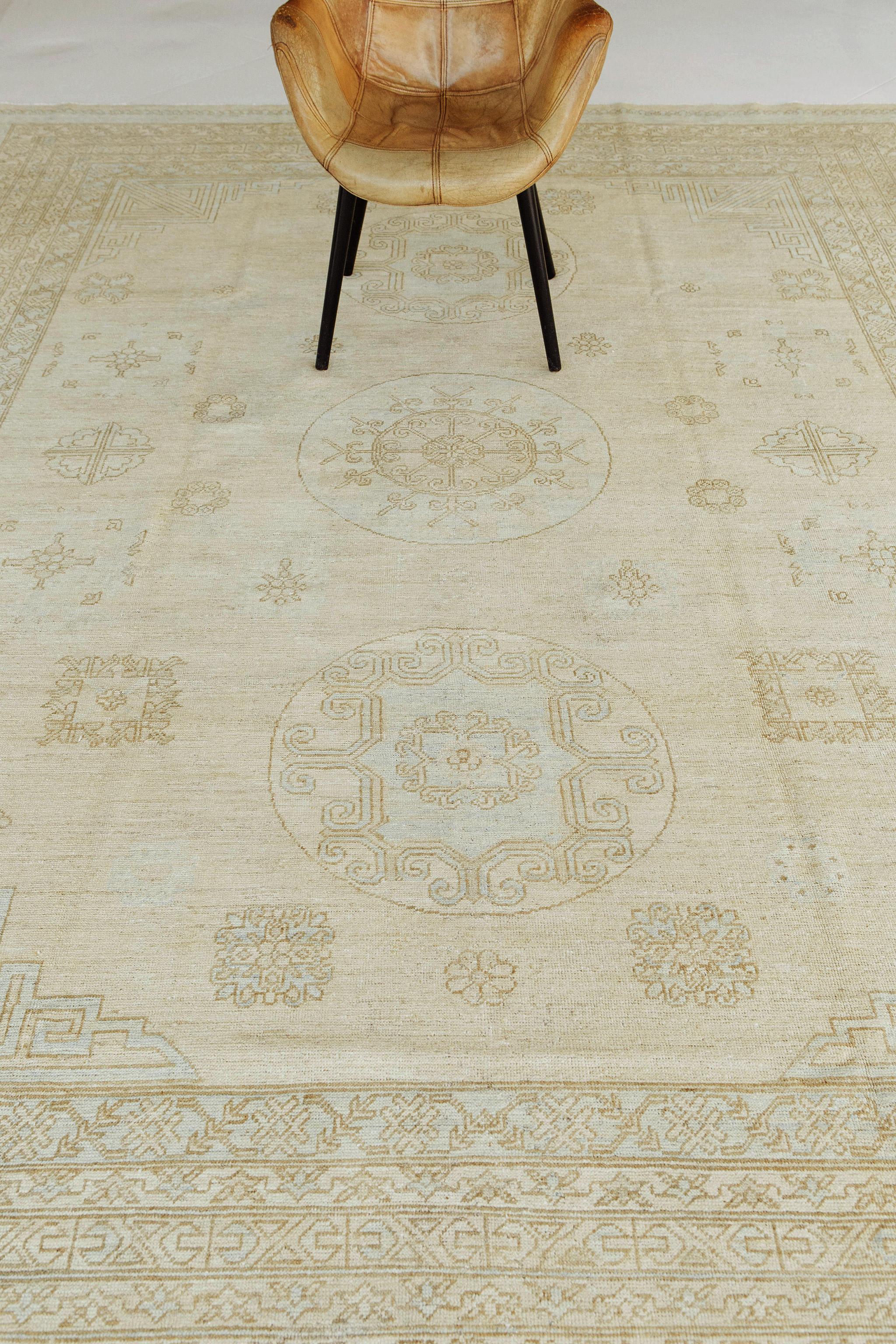 Afghan Mehraban - Tapis vintage de style néo-gothique Khotan en vente