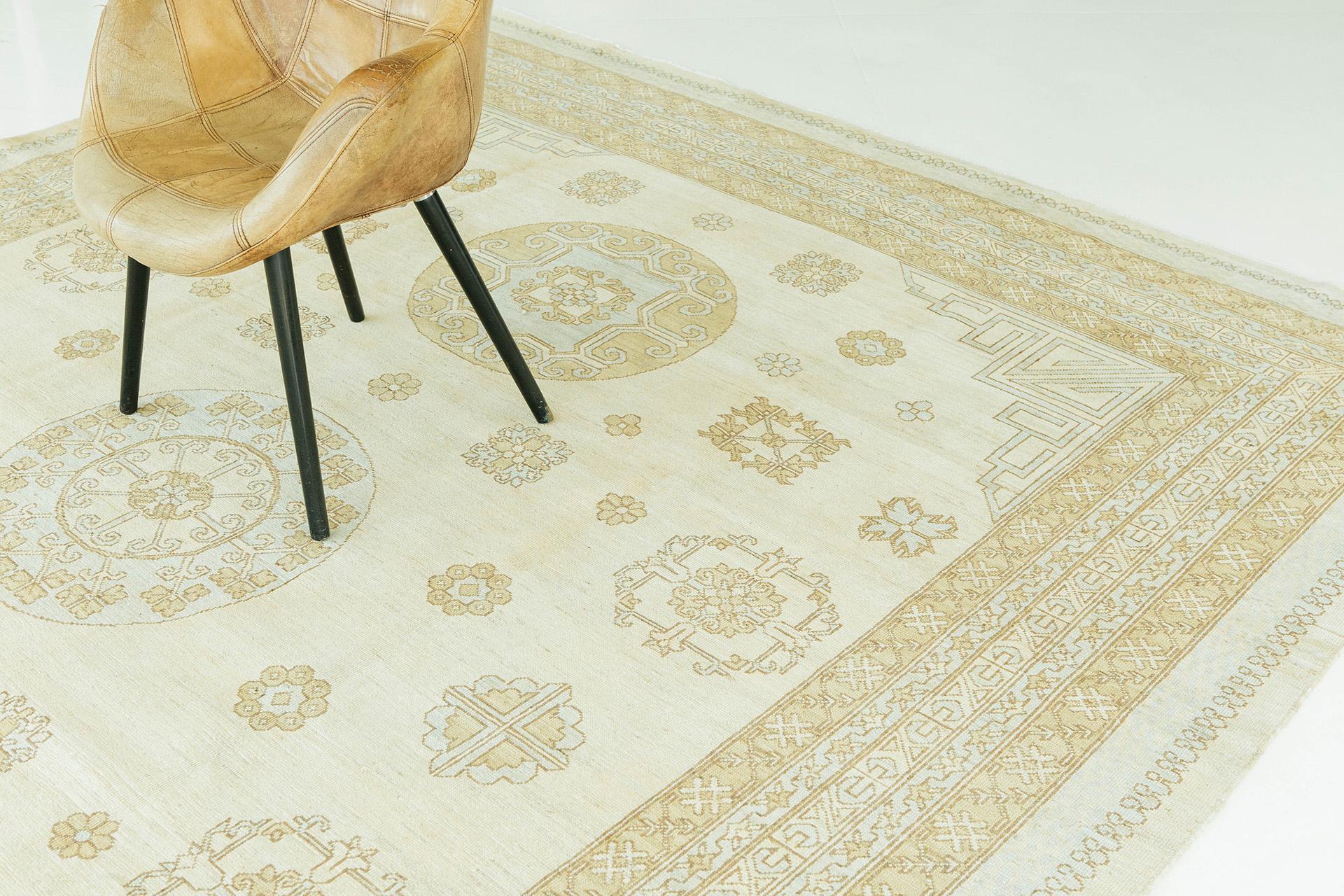 Alfombra Mehraban Vintage Style Khotan Revival Anudado a mano en venta