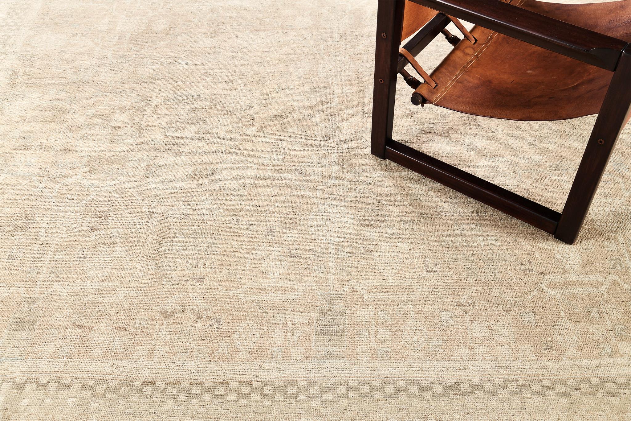 Alfombra Mehraban Vintage Style Khotan Revival Anudado a mano en venta