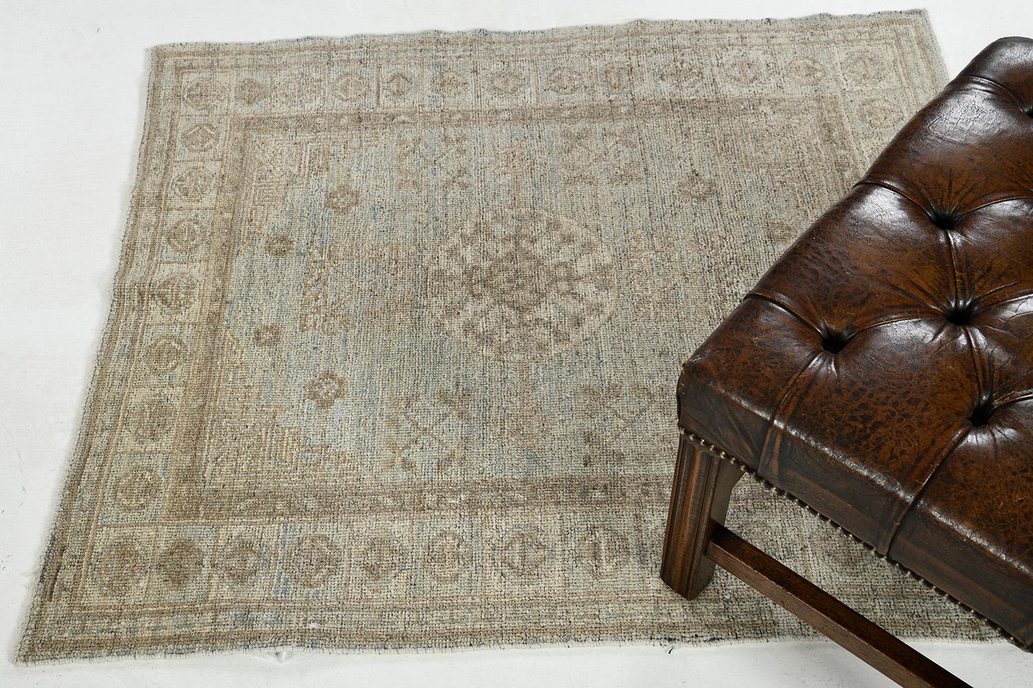 Alfombra Mehraban Vintage Style Khotan Revival en Bueno estado para la venta en WEST HOLLYWOOD, CA