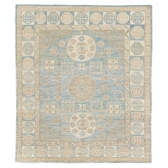 Mehraban - Tapis vintage de style néo-gothique Khotan