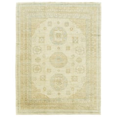 Mehraban - Tapis vintage de style néo-gothique Khotan