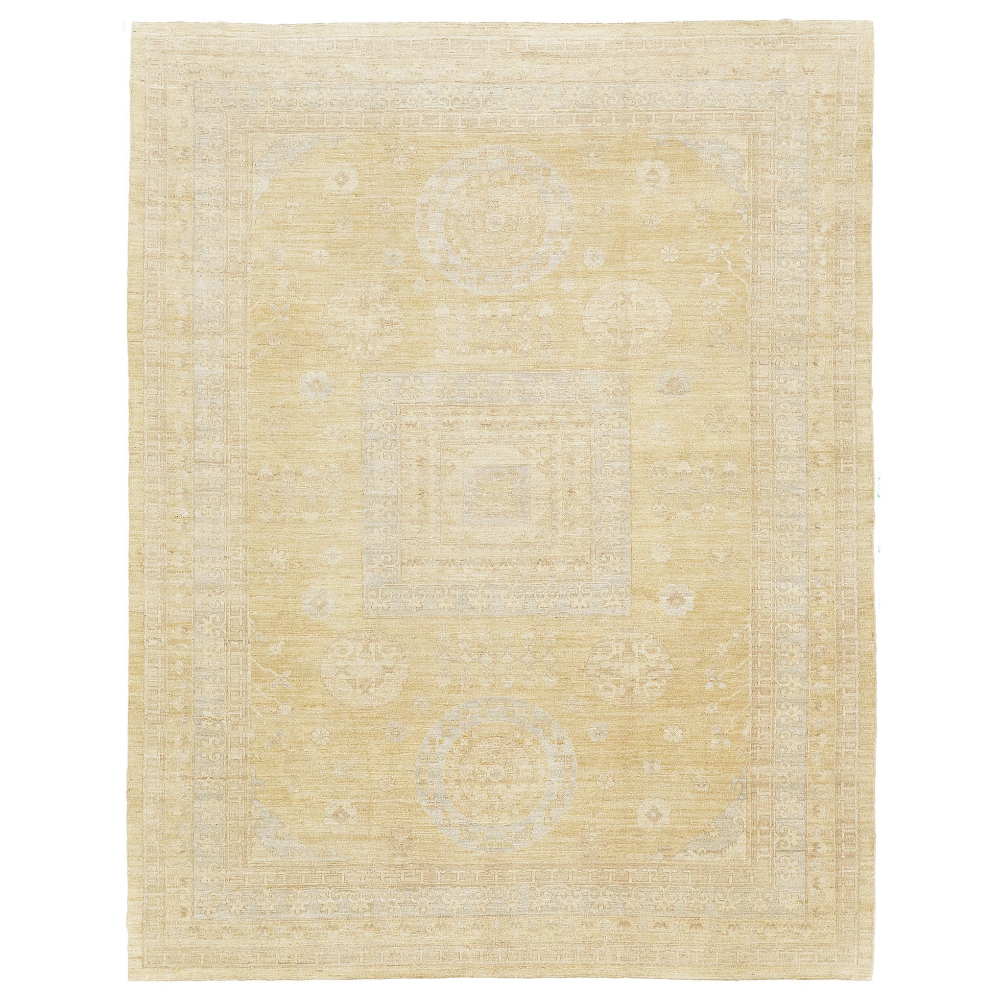 Mehraban Vintage-Teppich im Khotan-Revival-Stil