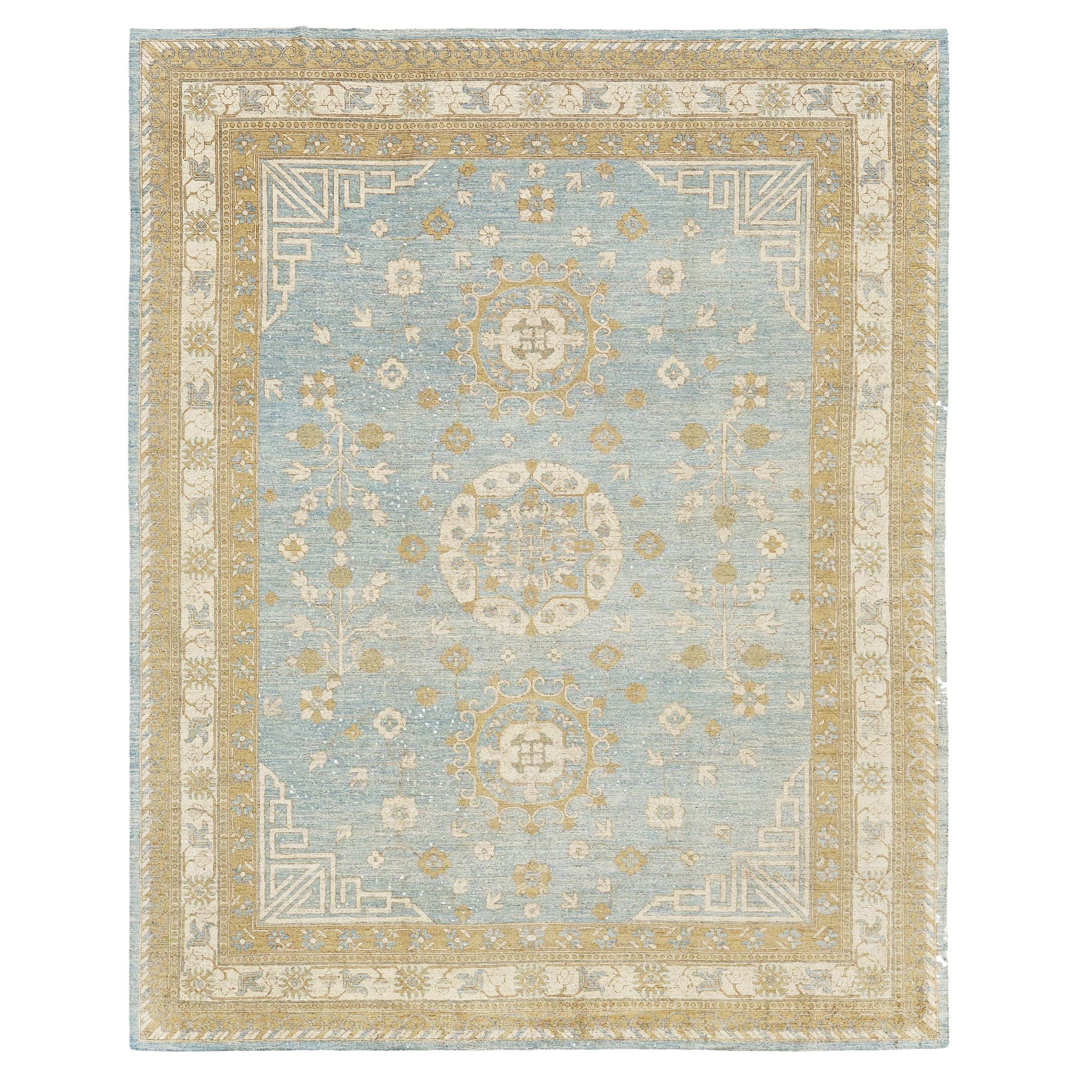 Mehraban Vintage Style Khotan Revival Rug