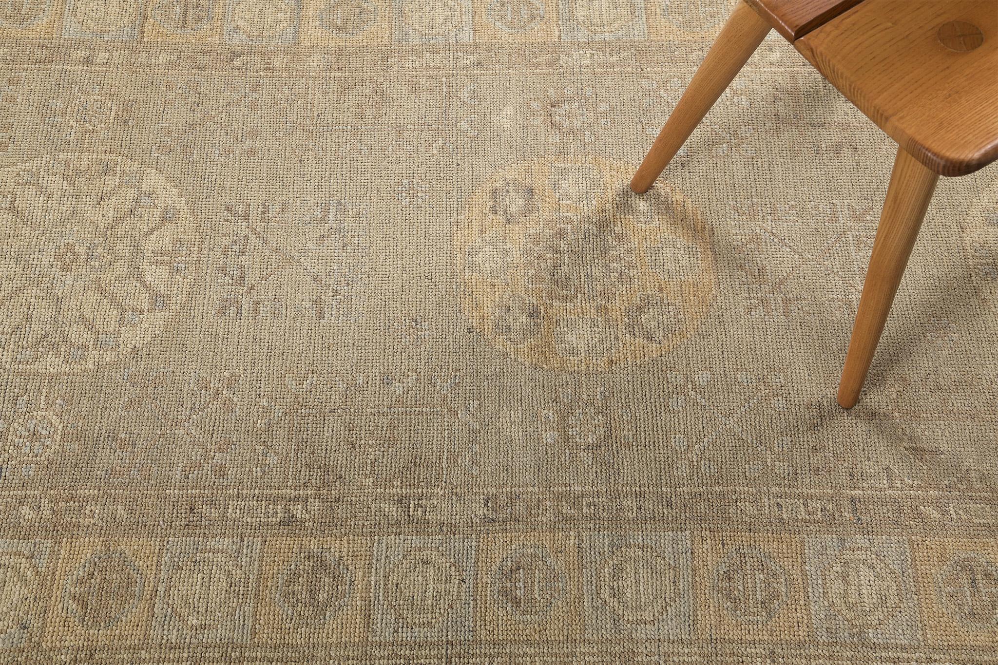 Mehraban Vintage-Läufer im Khotan-Revival-Stil (Afghanisch) im Angebot