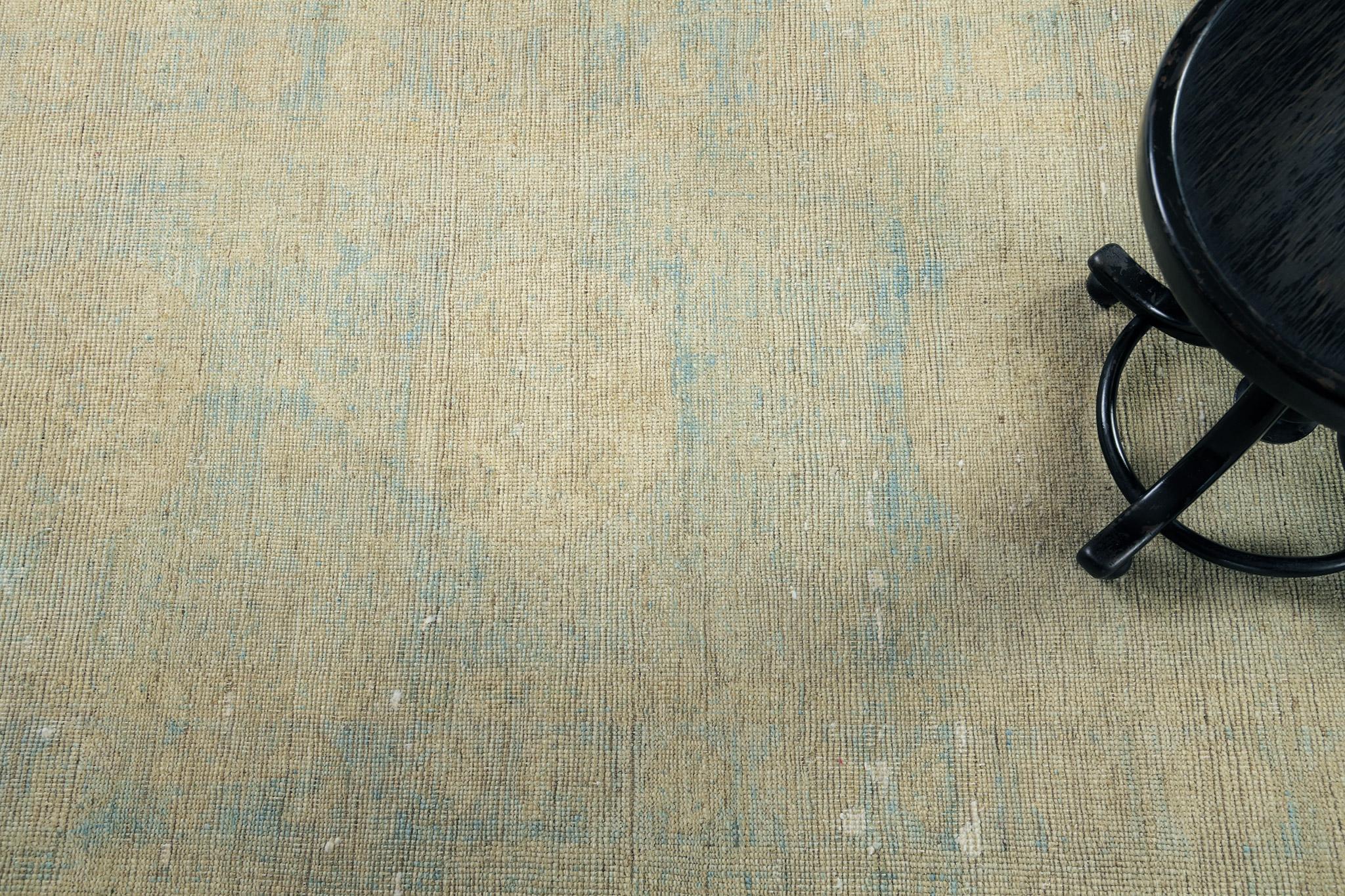 Noué à la main Mehraban - Tapis de couloir vintage de style néo-gothique Khotan en vente