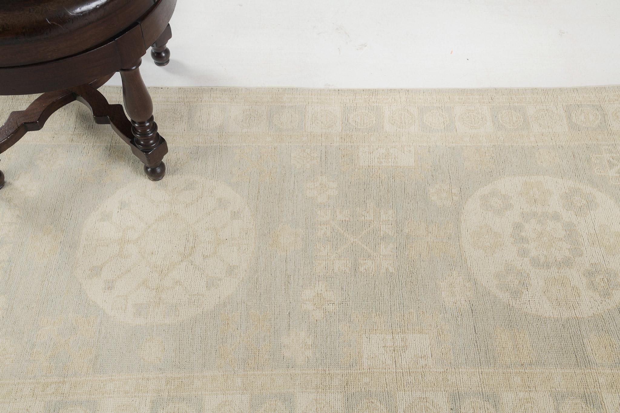 Mehraban Vintage Style Khotan Revival Runner For Sale 1