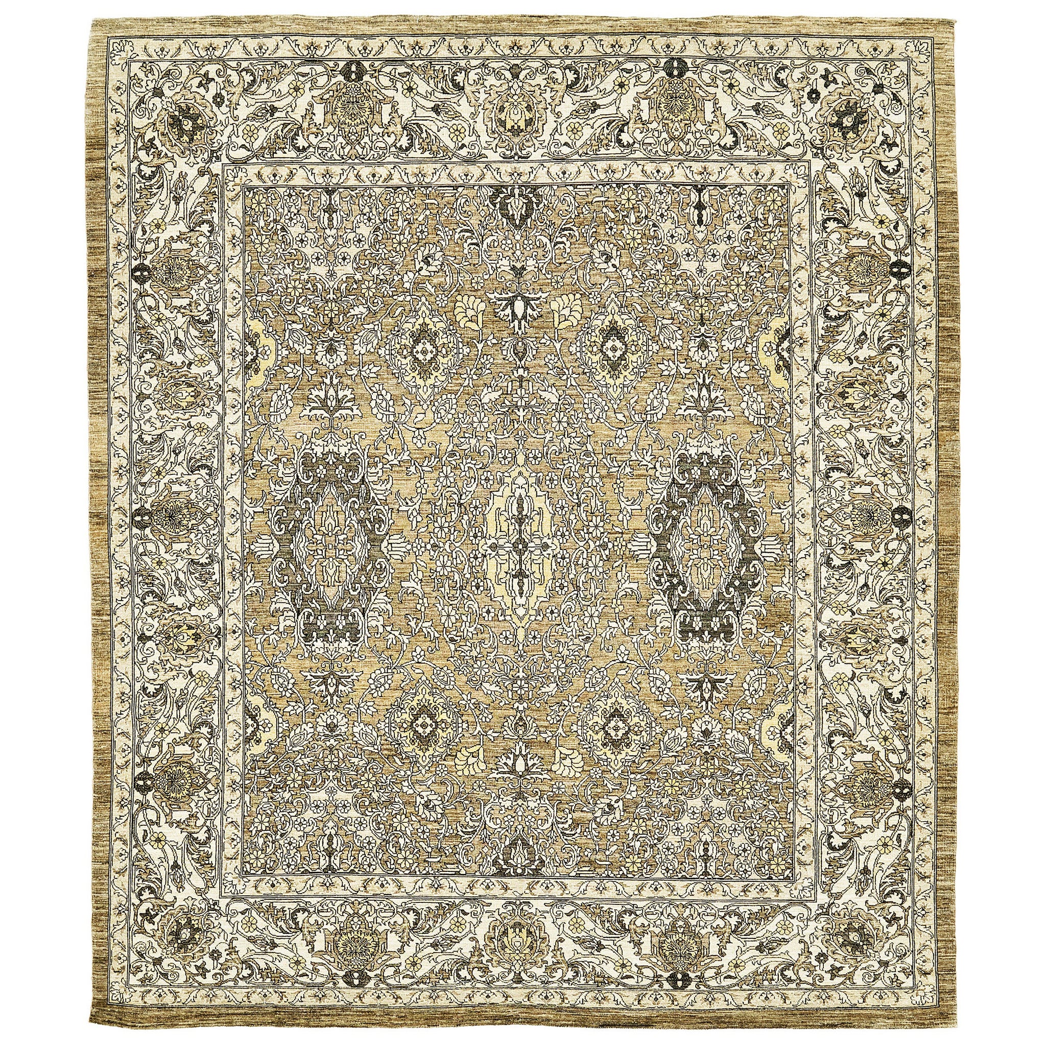 Mehraban Vintage Style Lavar Kerman Revival For Sale