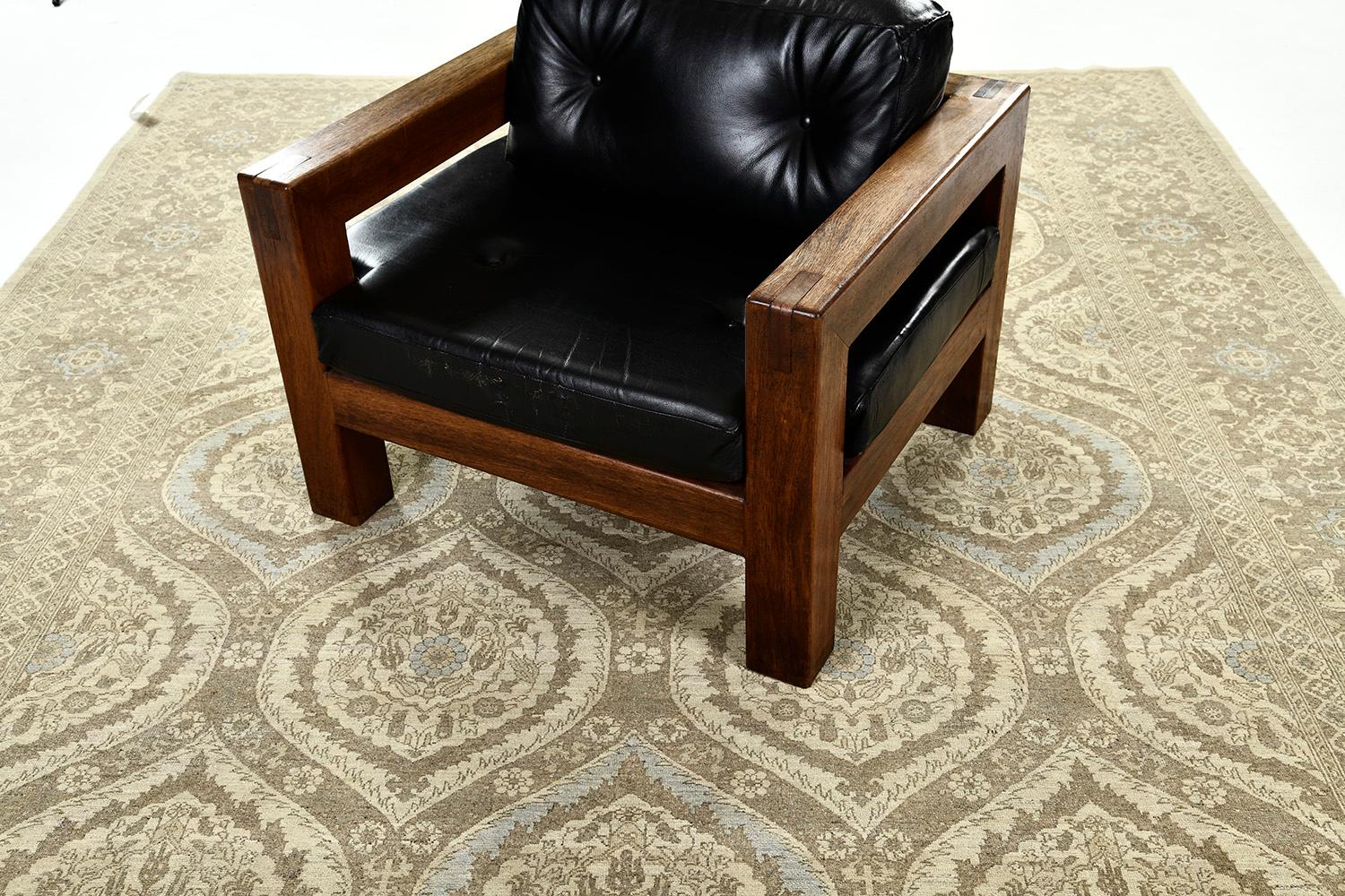 Wool Mehraban Vintage Style Lavar Panel Design For Sale