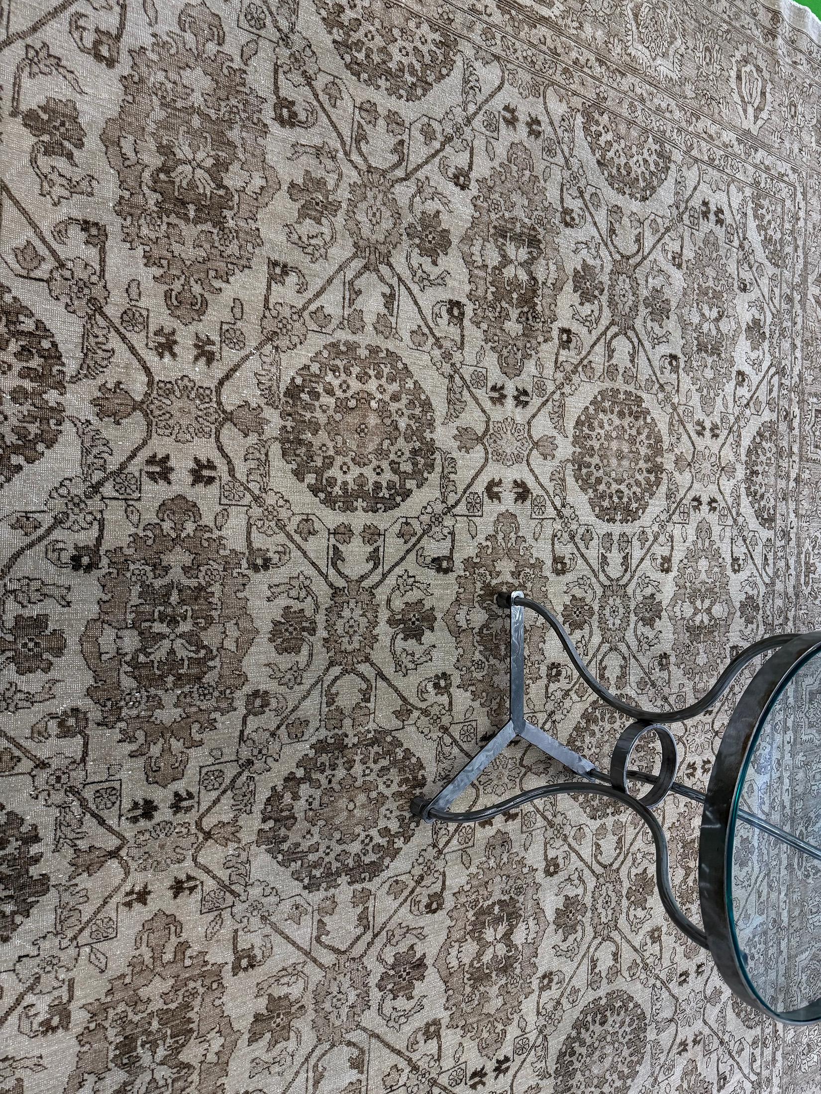 Mehraban - Tapis de style Mahal à motifs vintage D5137 Neuf - En vente à WEST HOLLYWOOD, CA