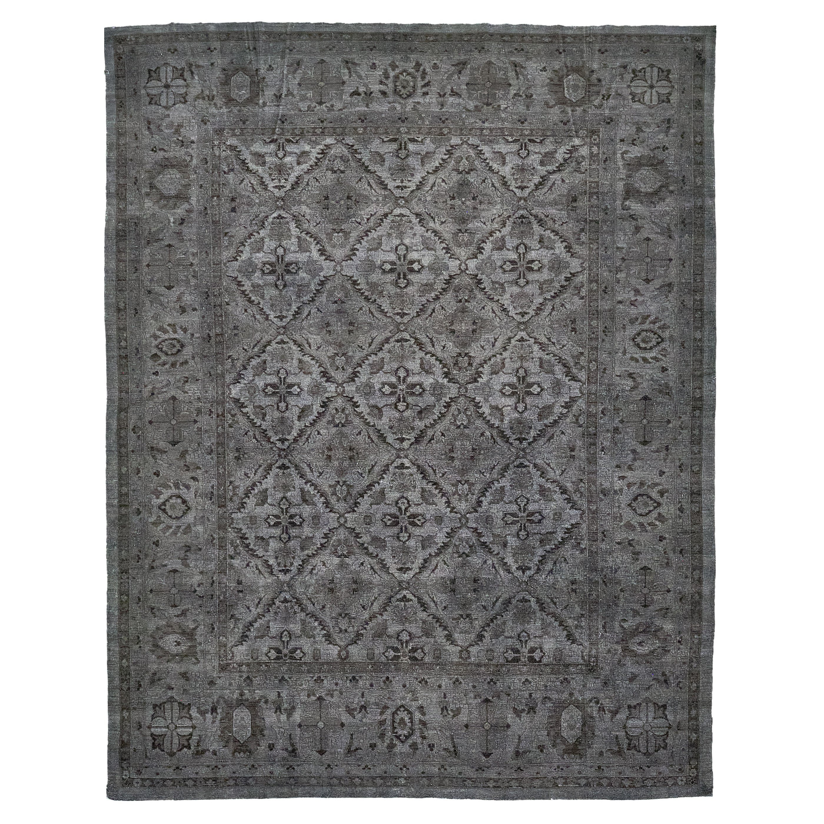 Tapis Mehraban Vintage Style Mahal Panel Design