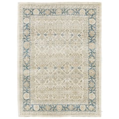 Tapis Mehraban de style néo-baroque vintage à panneaux Mahal