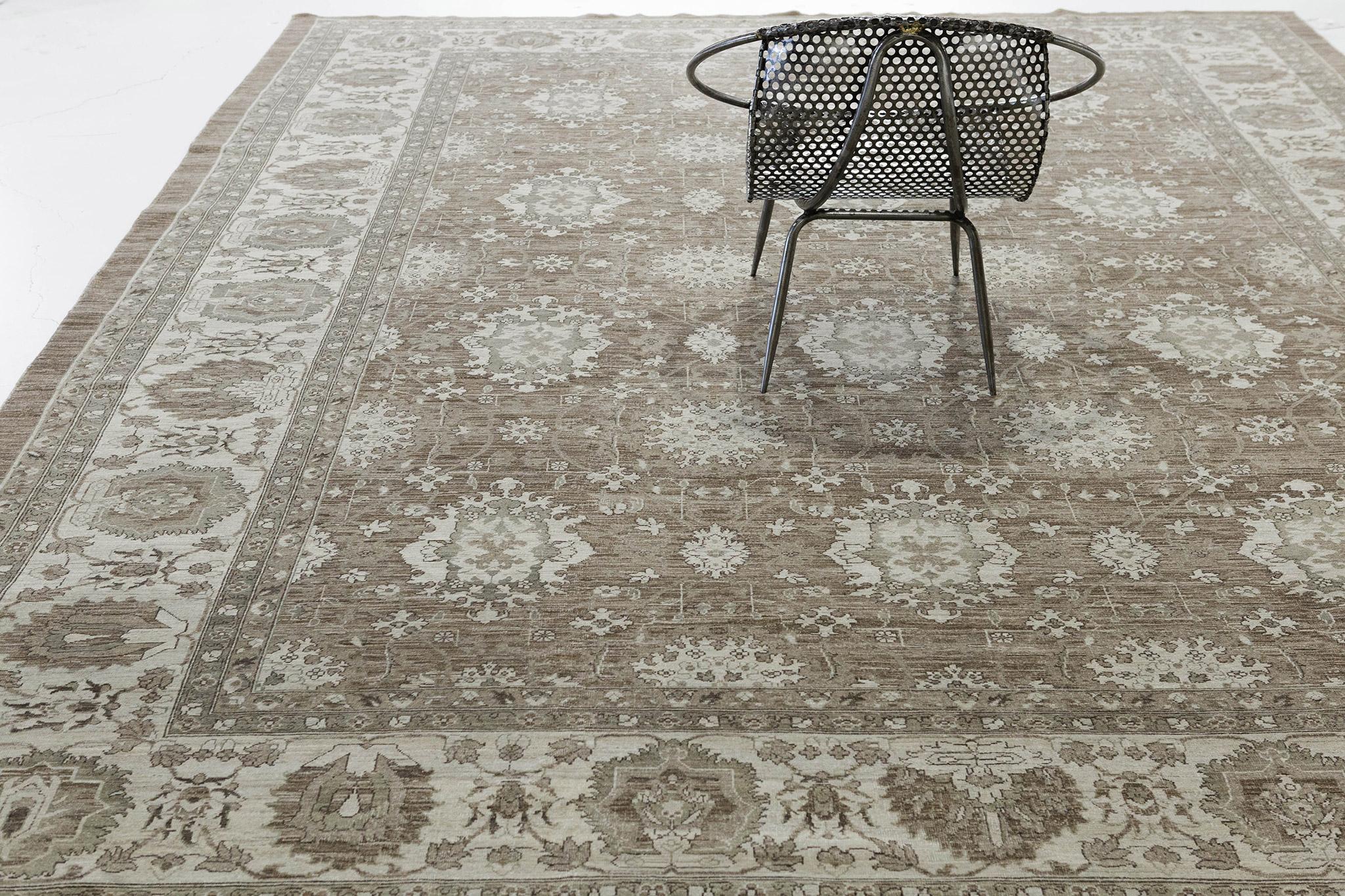 XXI secolo e contemporaneo Mehraban Rugs in stile vintage Mahal Revival in vendita