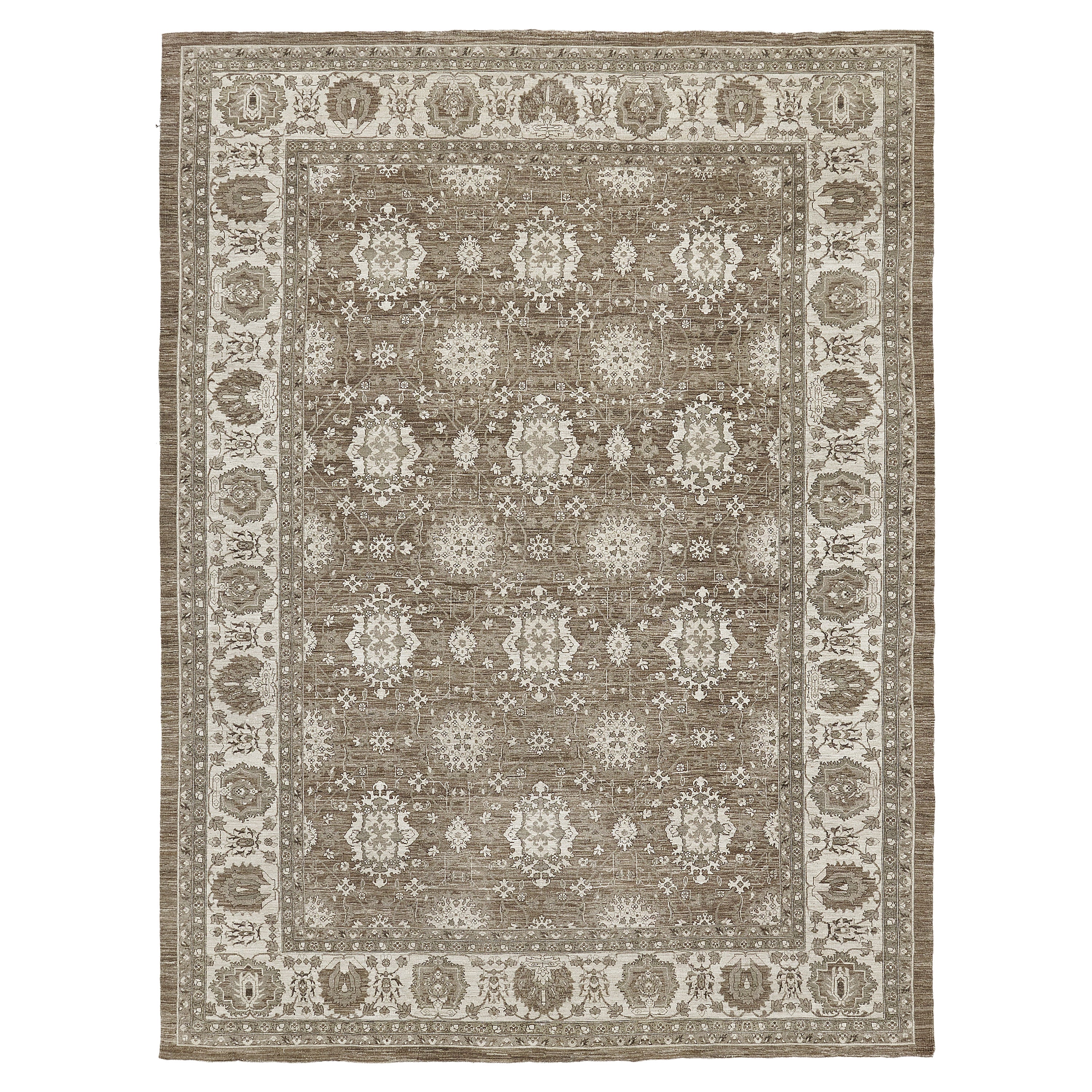 Mehraban Mahal Revival-Teppich im Vintage-Stil