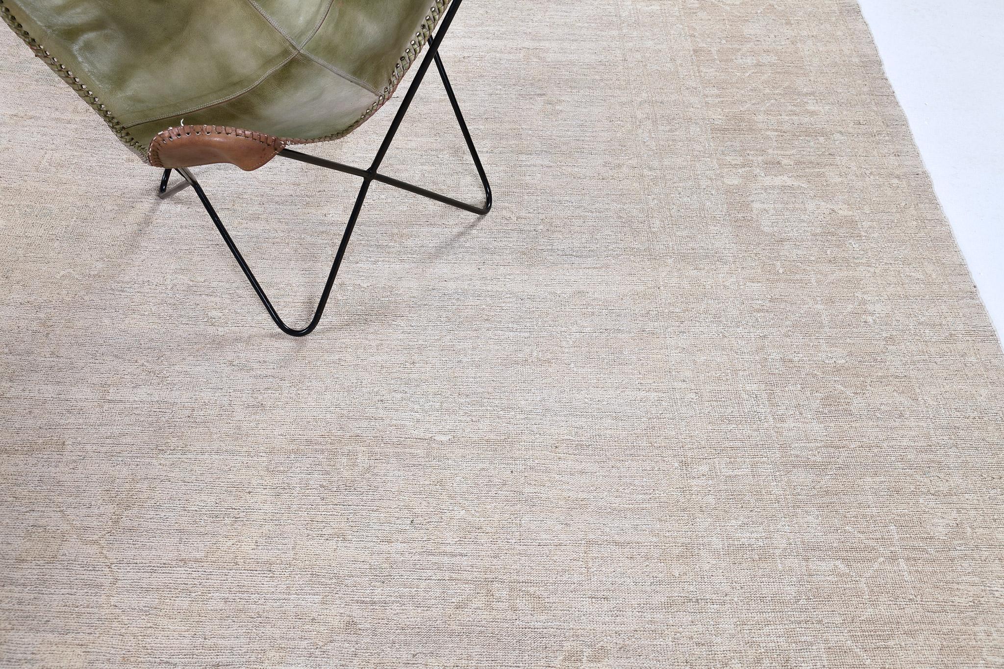 Mehraban Alfombra de Diseño Oushak Estilo Vintage D5120 en Nuevo estado para la venta en WEST HOLLYWOOD, CA