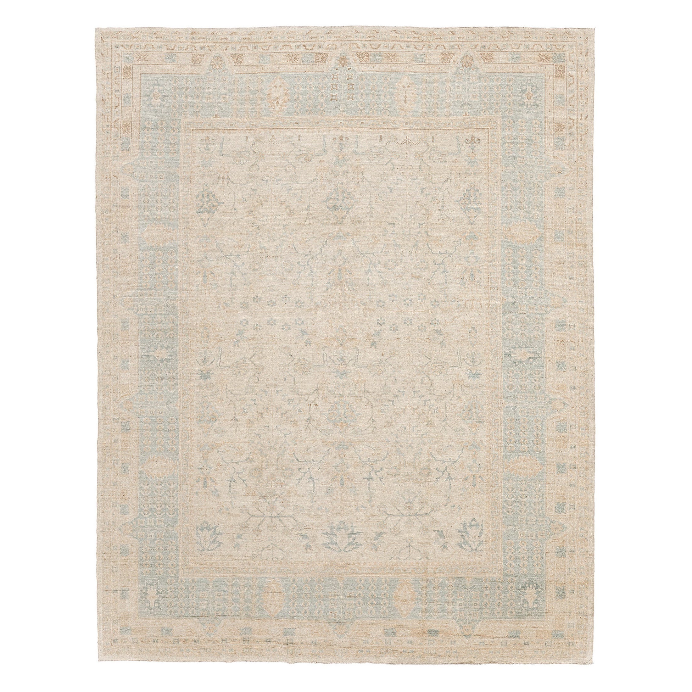 Mehraban Rugs in stile vintage Oushak Revival