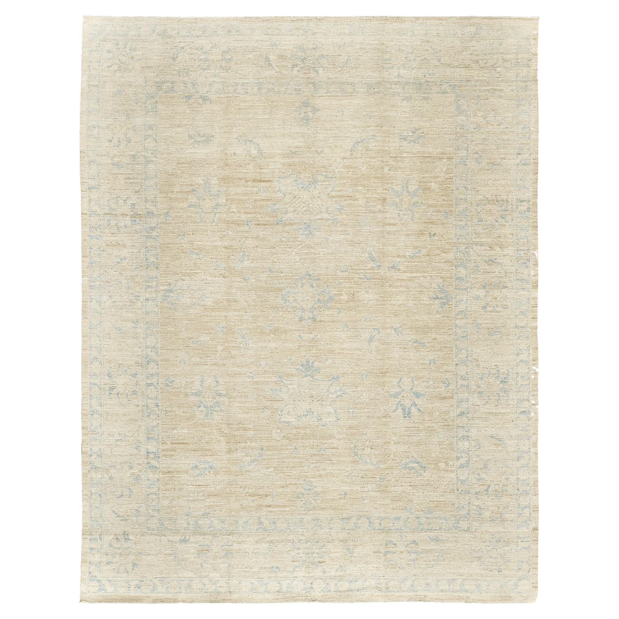 Mehraban Vintage Style Oushak Revival Rug