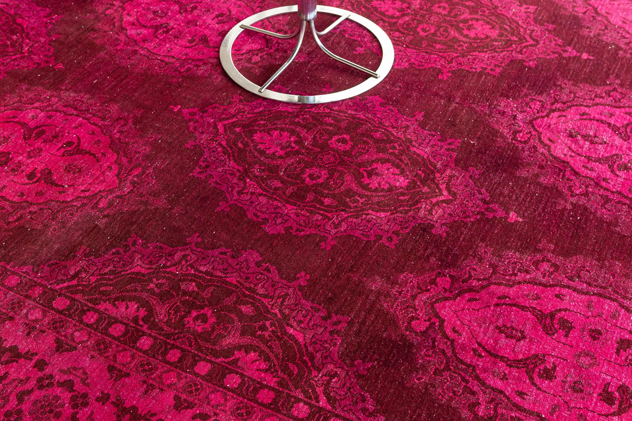 Afghan Mehraban Vintage Style Overdye Collection Rug For Sale