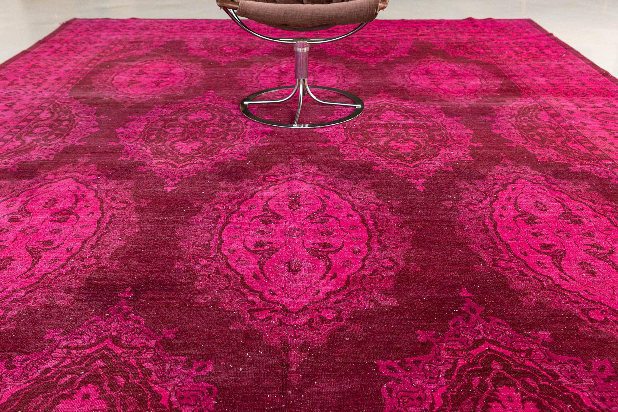 Contemporary Mehraban Vintage Style Overdye Collection Rug For Sale