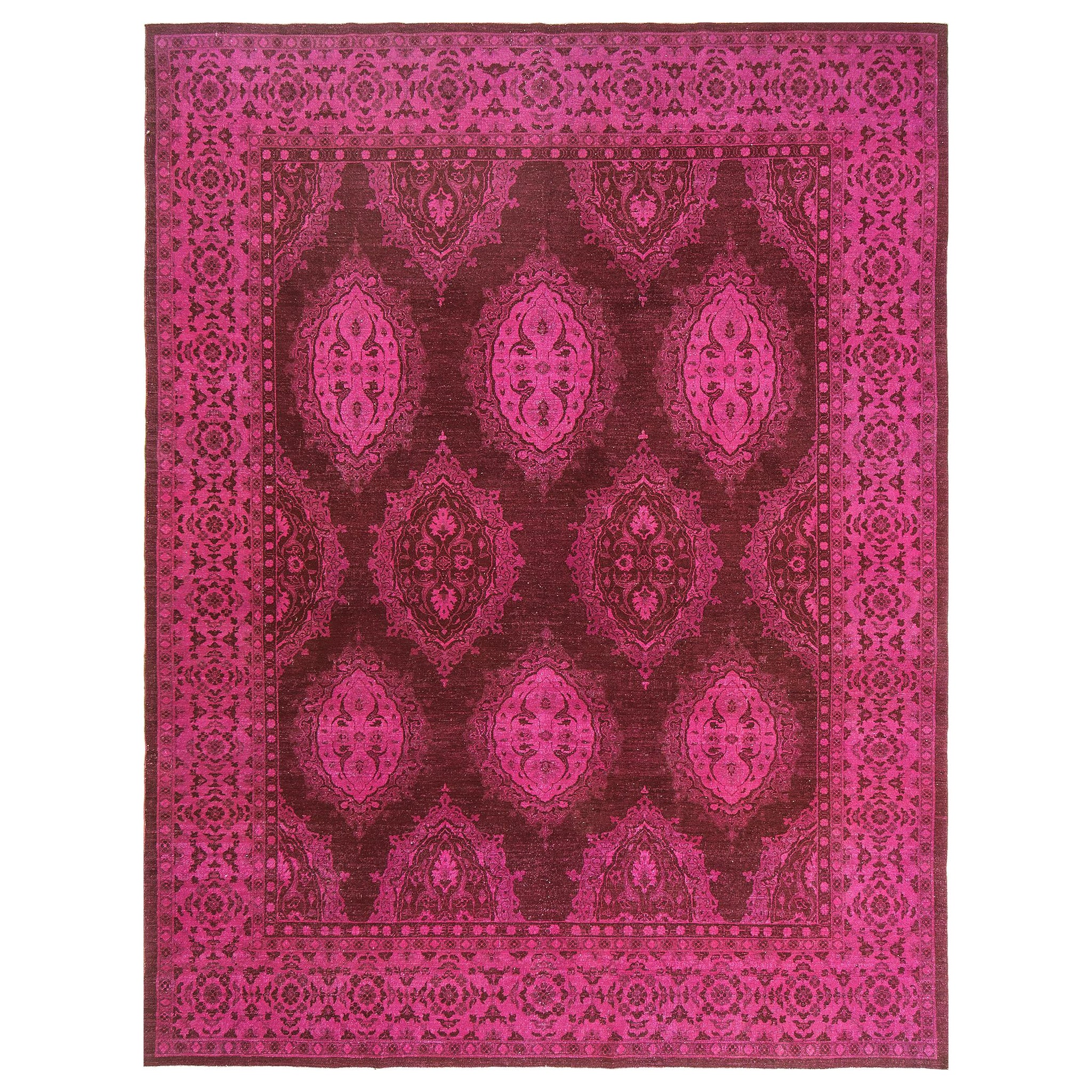 Mehraban Vintage Overdye Kollektion Teppich im Vintage-Stil
