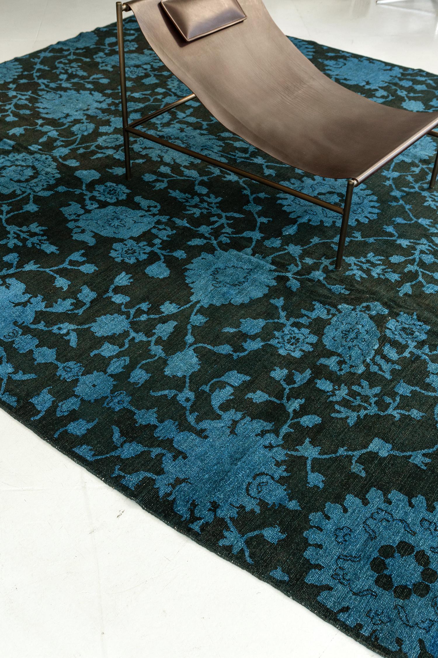 Mehraban Alfombra de Diseño Transicional Estilo Vintage Sobreteñida en Nuevo estado para la venta en WEST HOLLYWOOD, CA