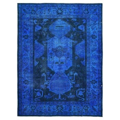 Mehraban Vintage Style Overdyed Rapture Collection Rug