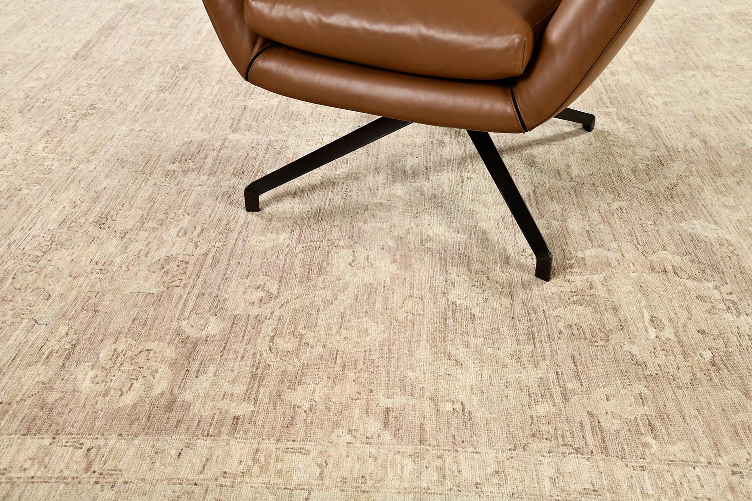 Lana Mehraban Rugs collezione Rapture in stile vintage con design Oushak in vendita