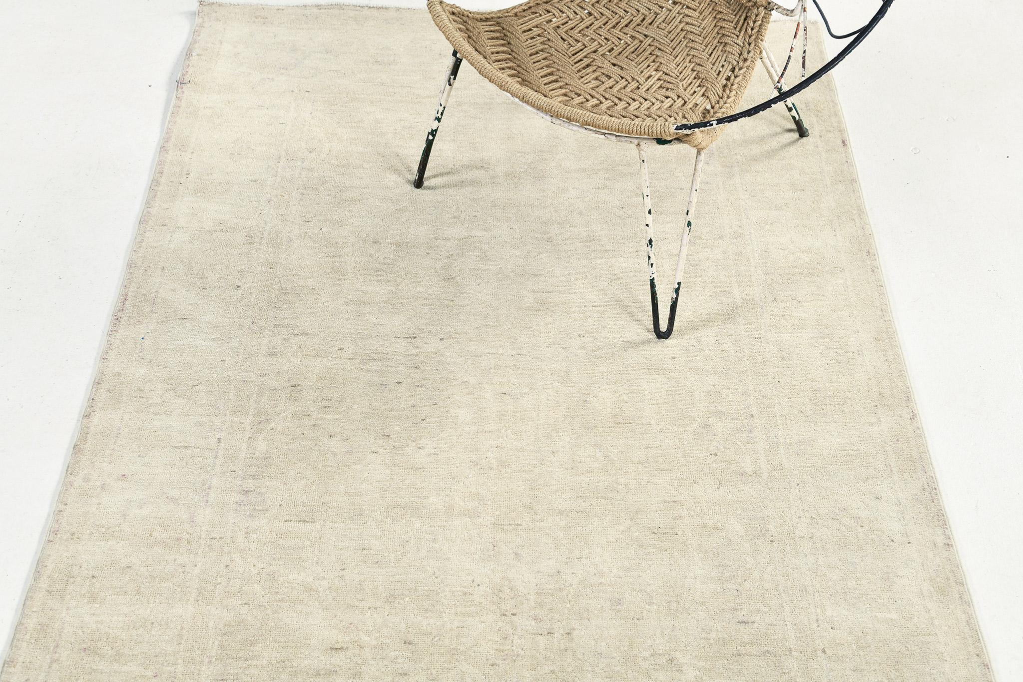 Noué à la main Mehraban - Tapis de la collection Rapture de style vintage en vente