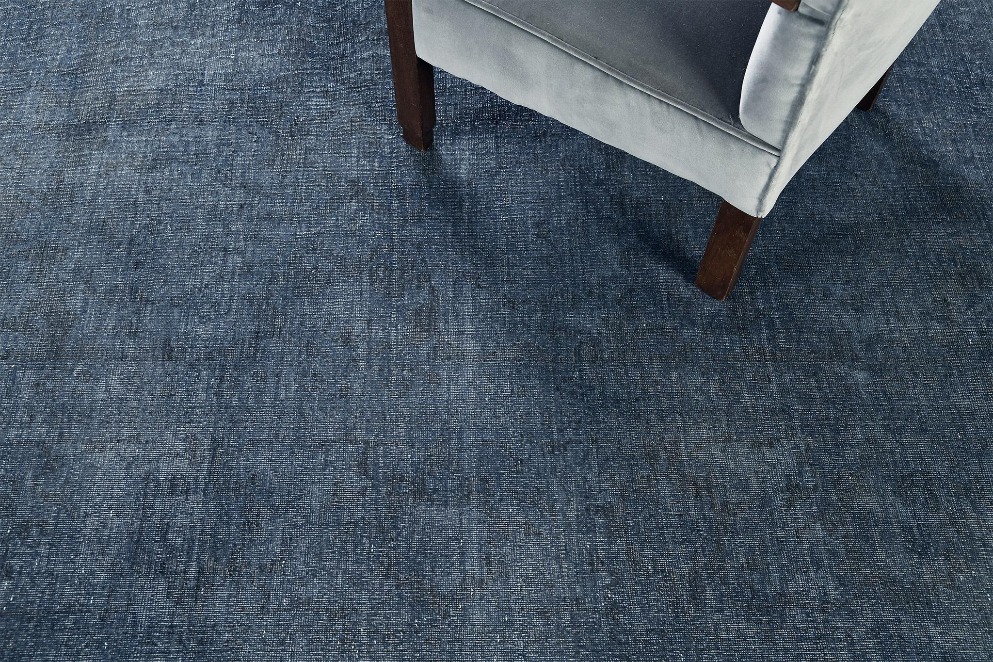 Hand-Knotted Overdyed Vintage Style Rapture Collection Rug For Sale