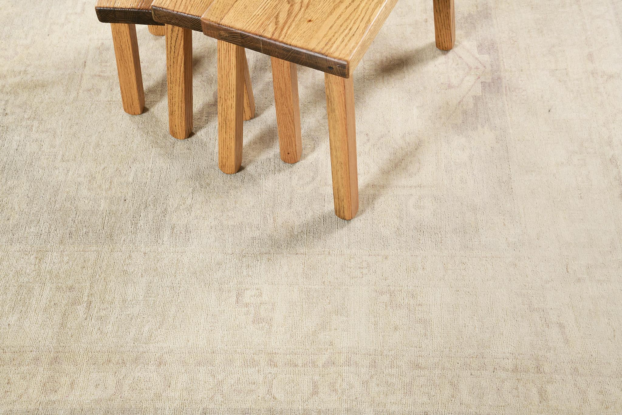 Mehraban Vintage Style Rapture Collection Sultanabad Design Rug For Sale 4