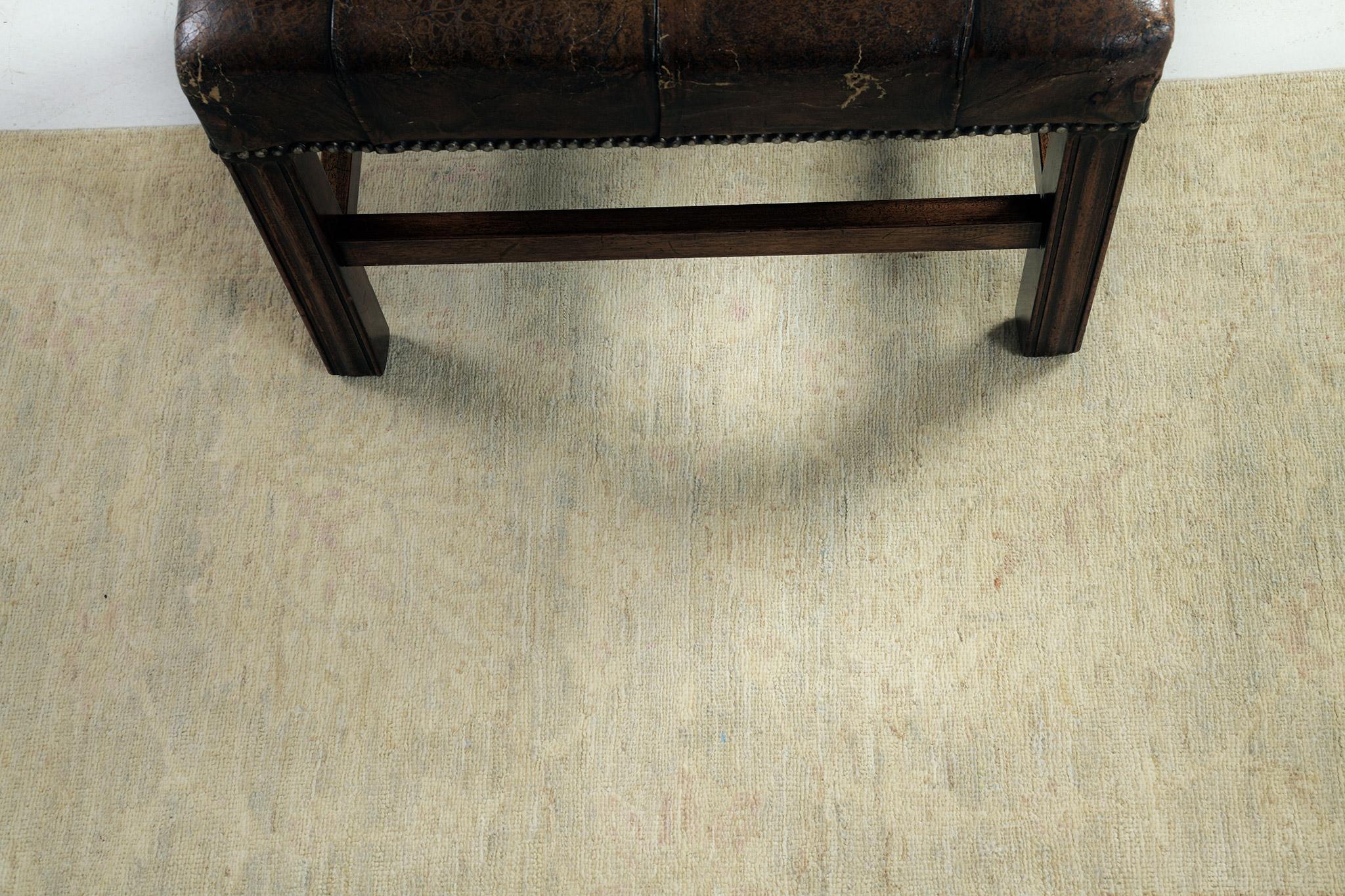 Alfombra de diseño Mehraban Vintage Style Rapture Collection Sultanabad Rugs Anudado a mano en venta