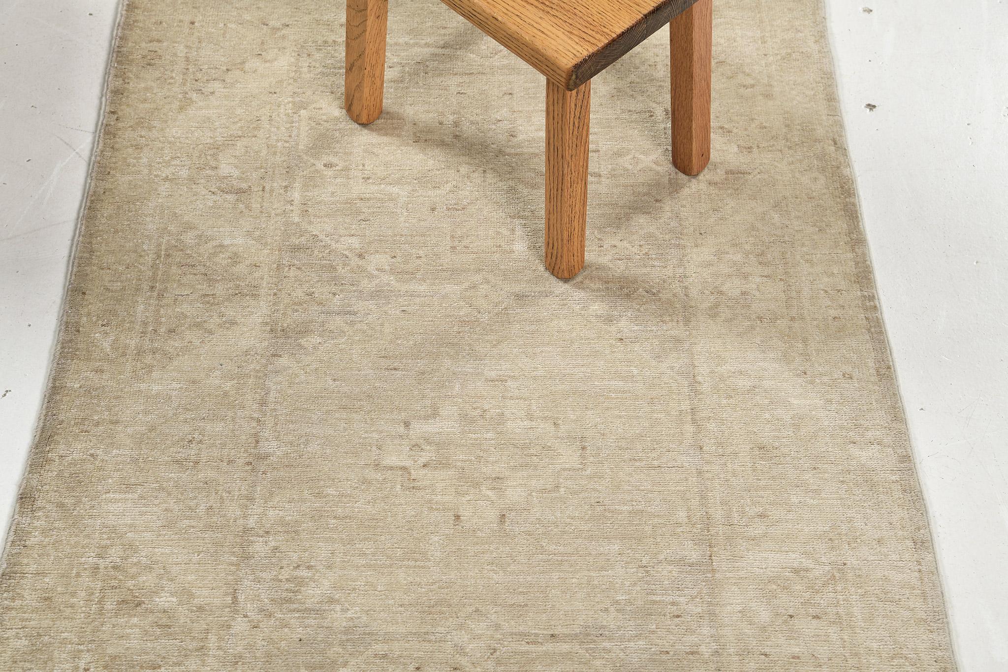 Noué à la main Tapis design Mehraban de la collection Rapture de Sultanabad de style vintage en vente