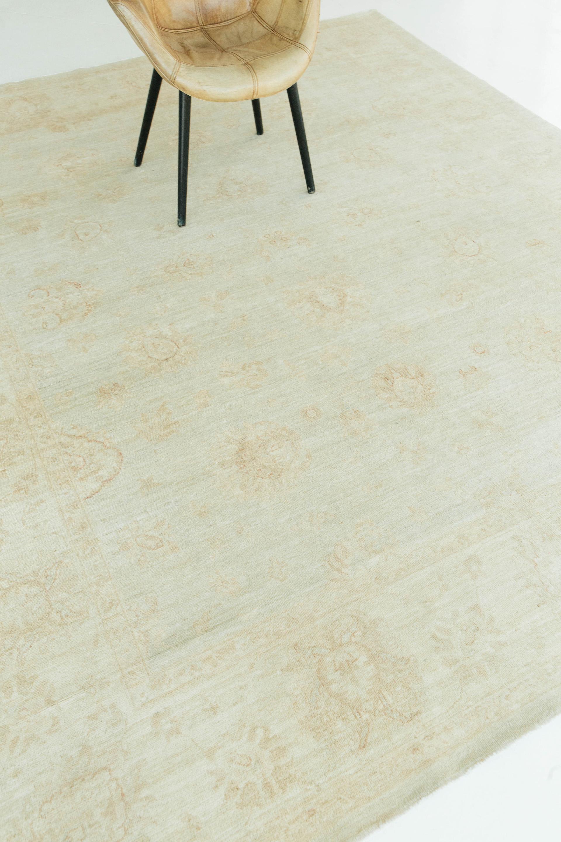 Contemporary Mehraban Vintage Style Rapture Collection Sultanabad Design Rug For Sale