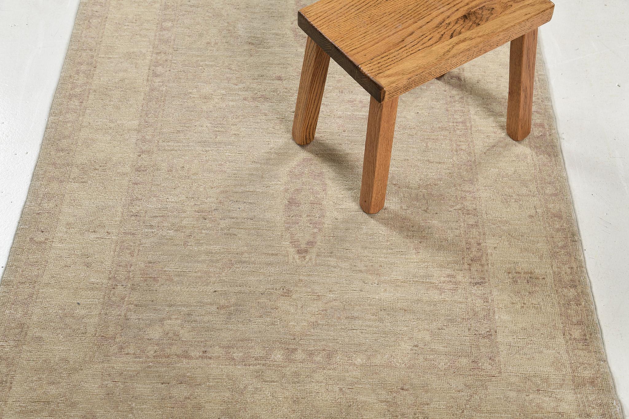 Contemporary Mehraban Vintage Style Rapture Collection Sultanabad Design Rug For Sale