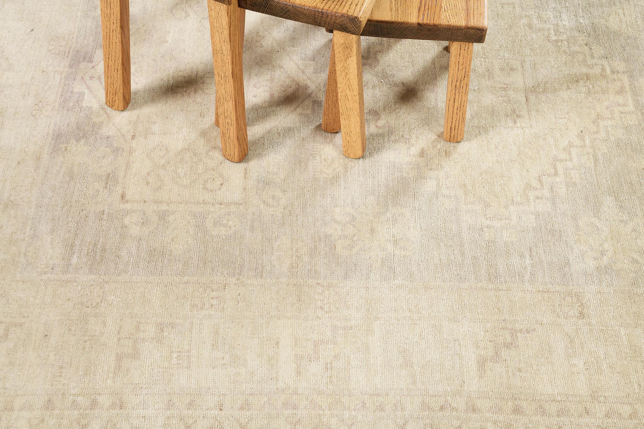 Mehraban Vintage Style Rapture Collection Sultanabad Design Rug For Sale 1